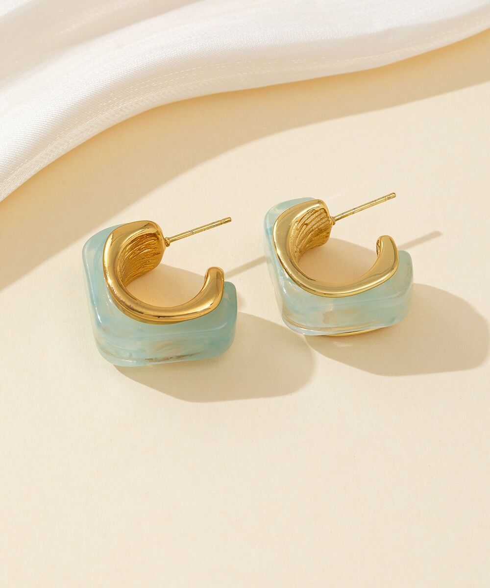 Boucles d'Oreilles à Clou en Acier Inoxydable 26BOA005