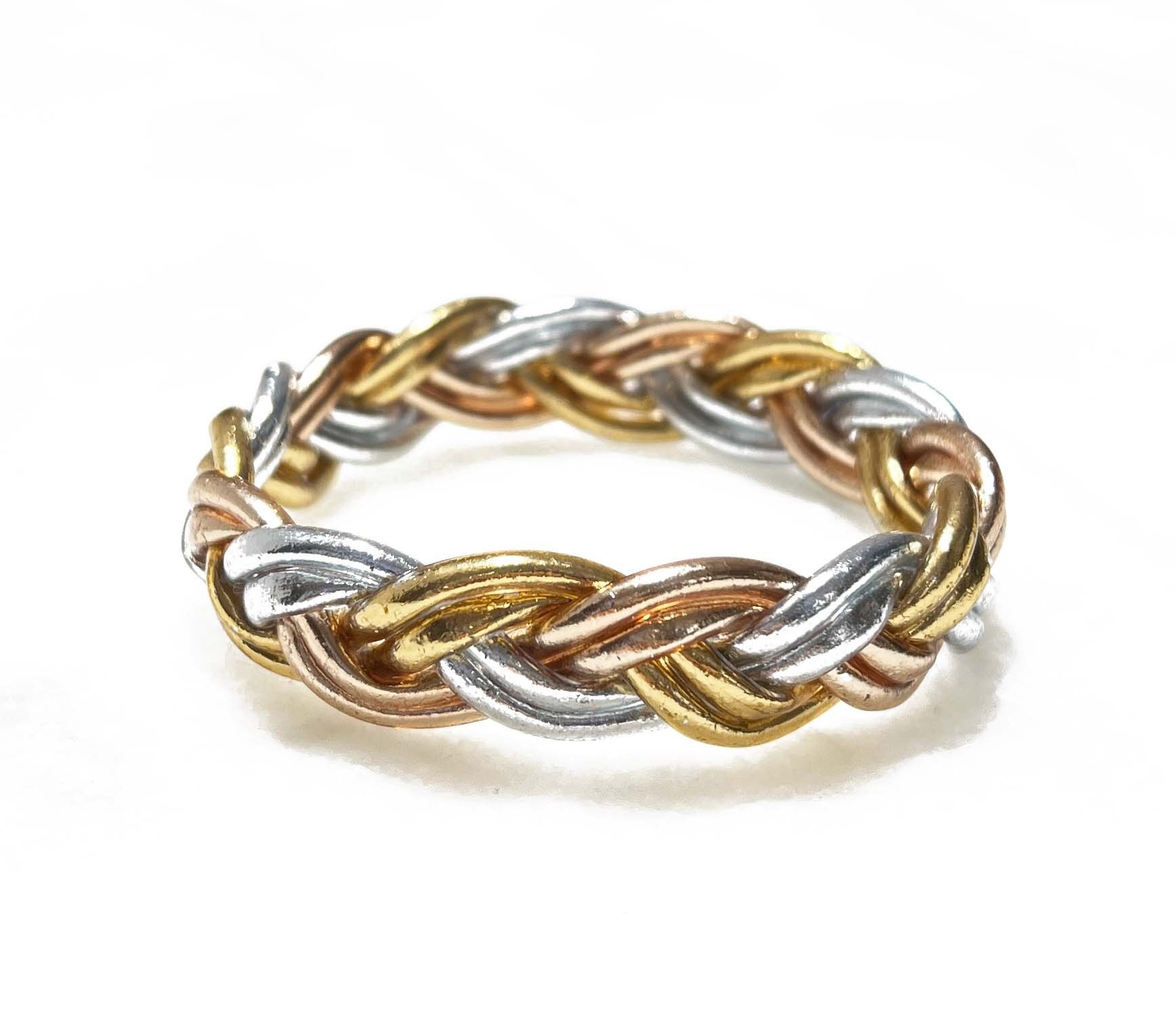 Zertifiziertes buddhistisches Armband aus Thailand – Doppelt geflochtenes Design – MEHRFARBIG