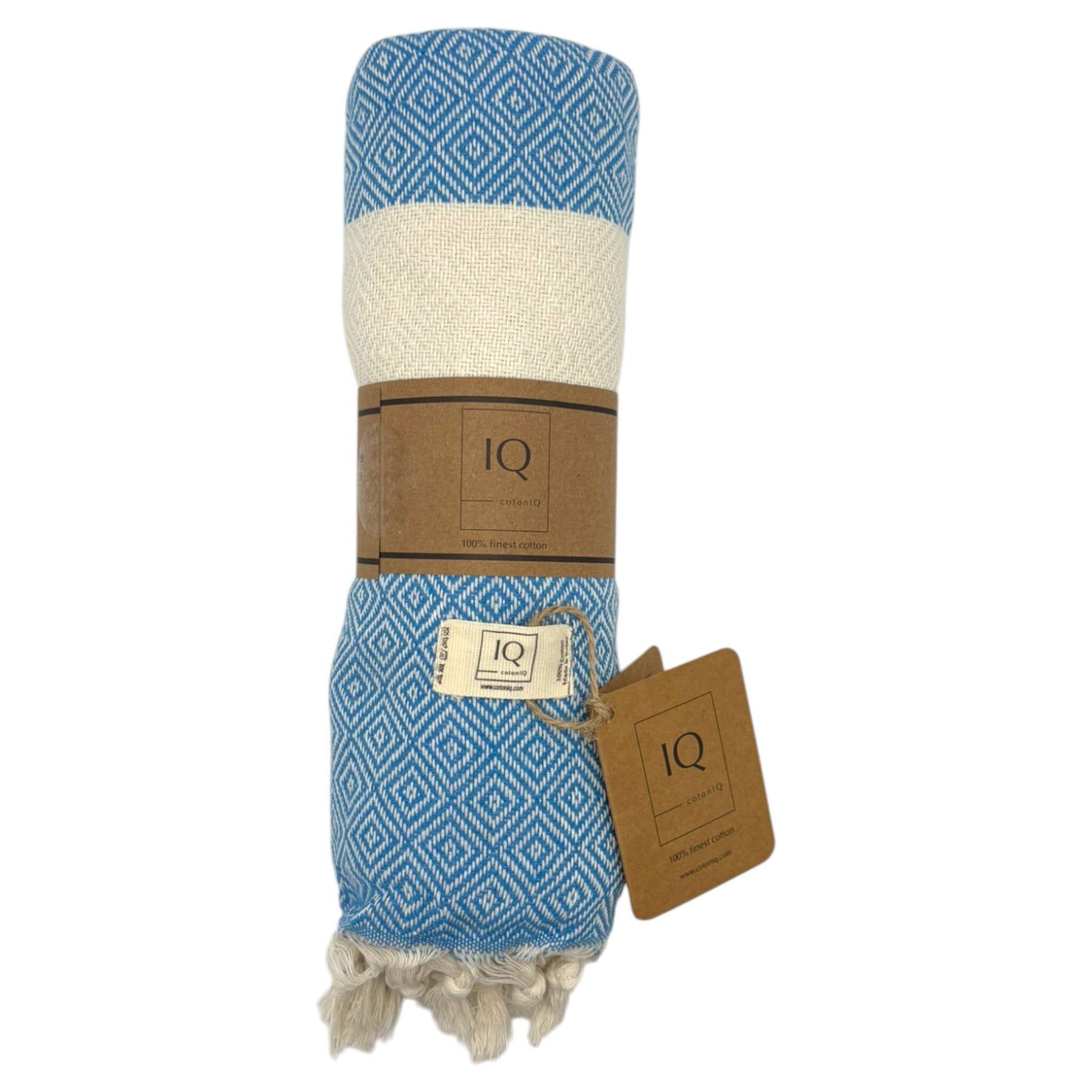 Hammam towel | Sauna towel | Beach towel | Brazil | Light blue | 180x100 cm