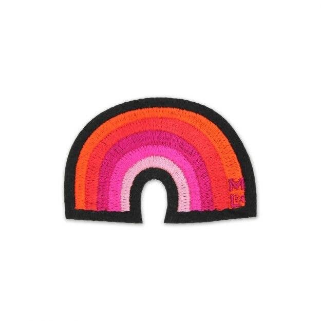 Machine-embroidered iron-on patch - Rainbow Festival - Embroidered Patch - Customization - DIY - Gift Idea - Unisex Fashion Accessory - Mother's Day