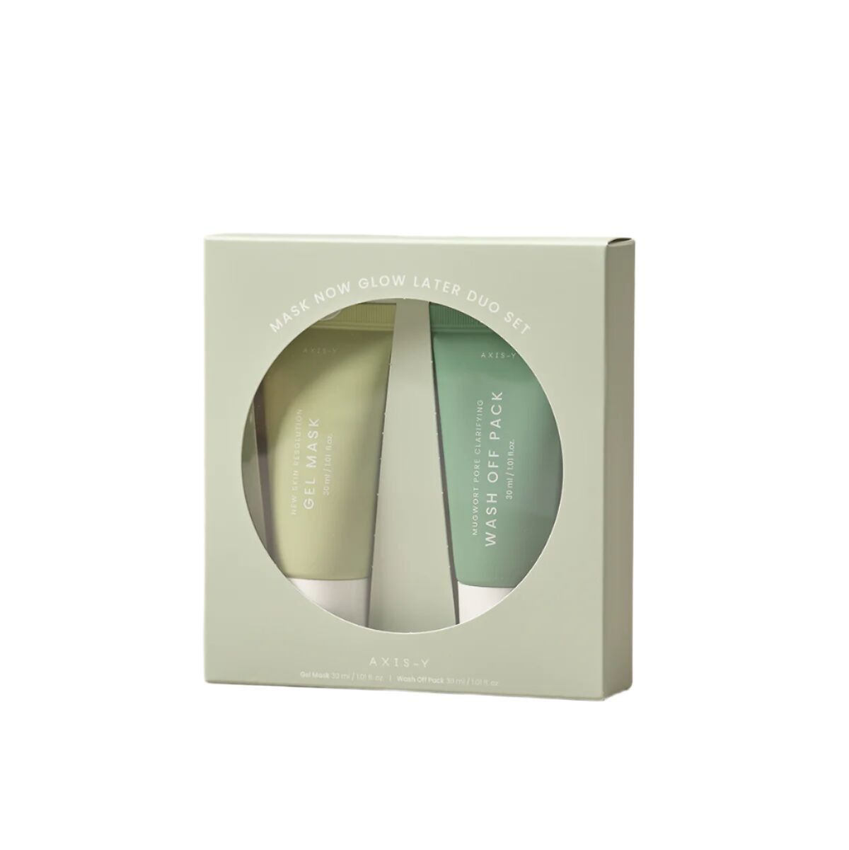 AXIS-Y Mask Now Glow Later Duo Set