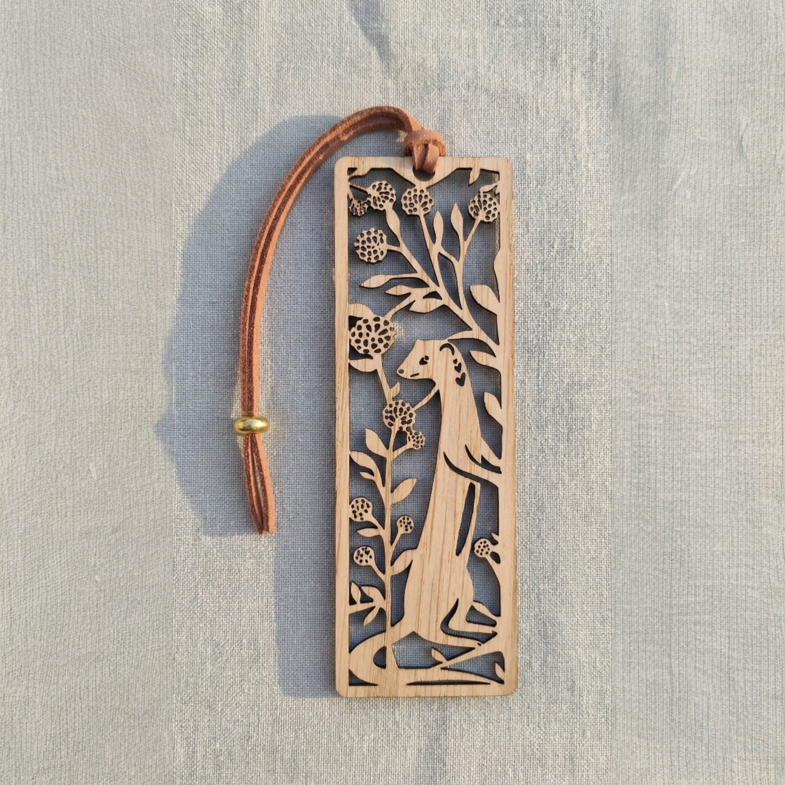 Wooden Weasel Bookmark - Signature Collection