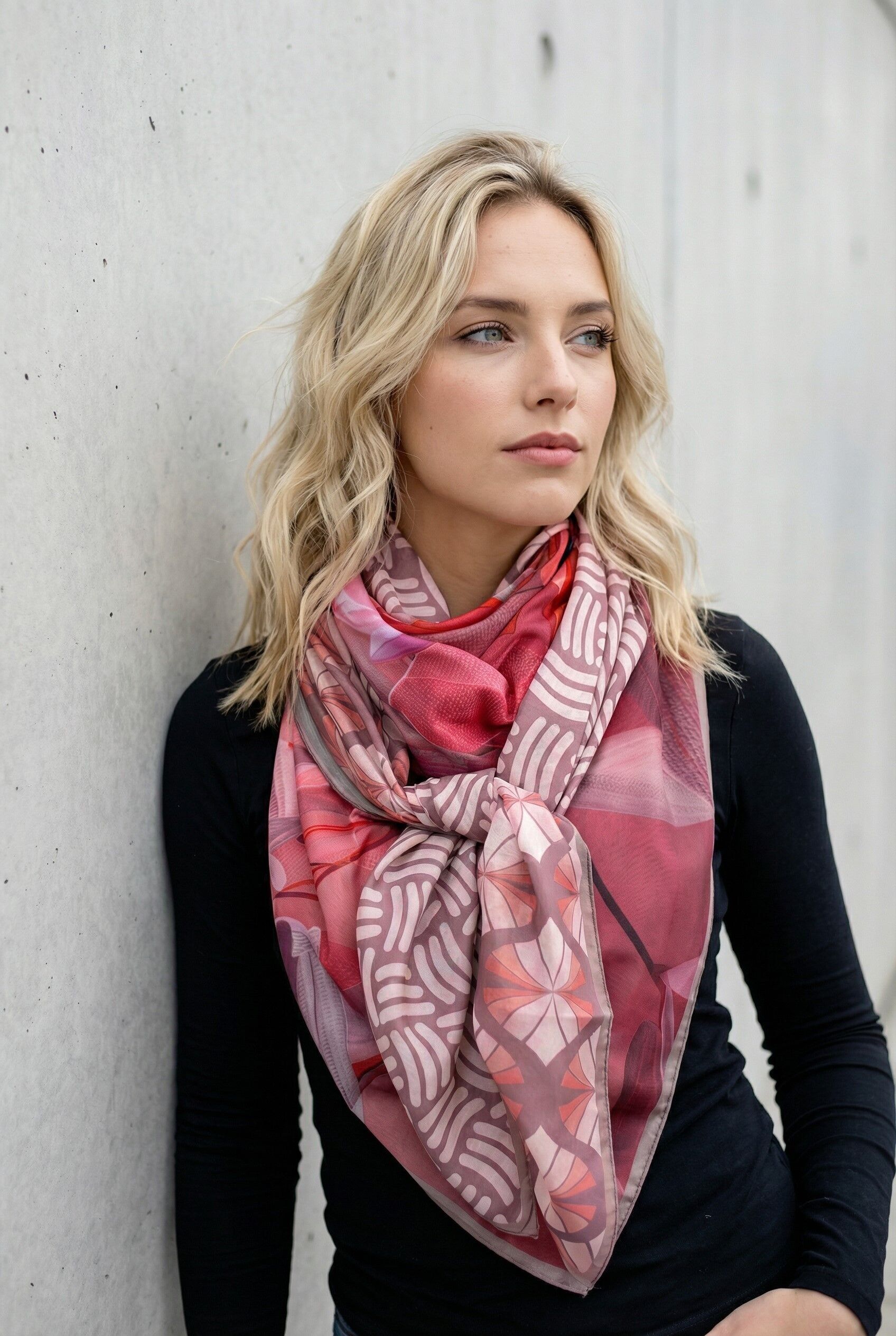 Schal 140x140cm Art.-Nr.9055 - Blush Serenity