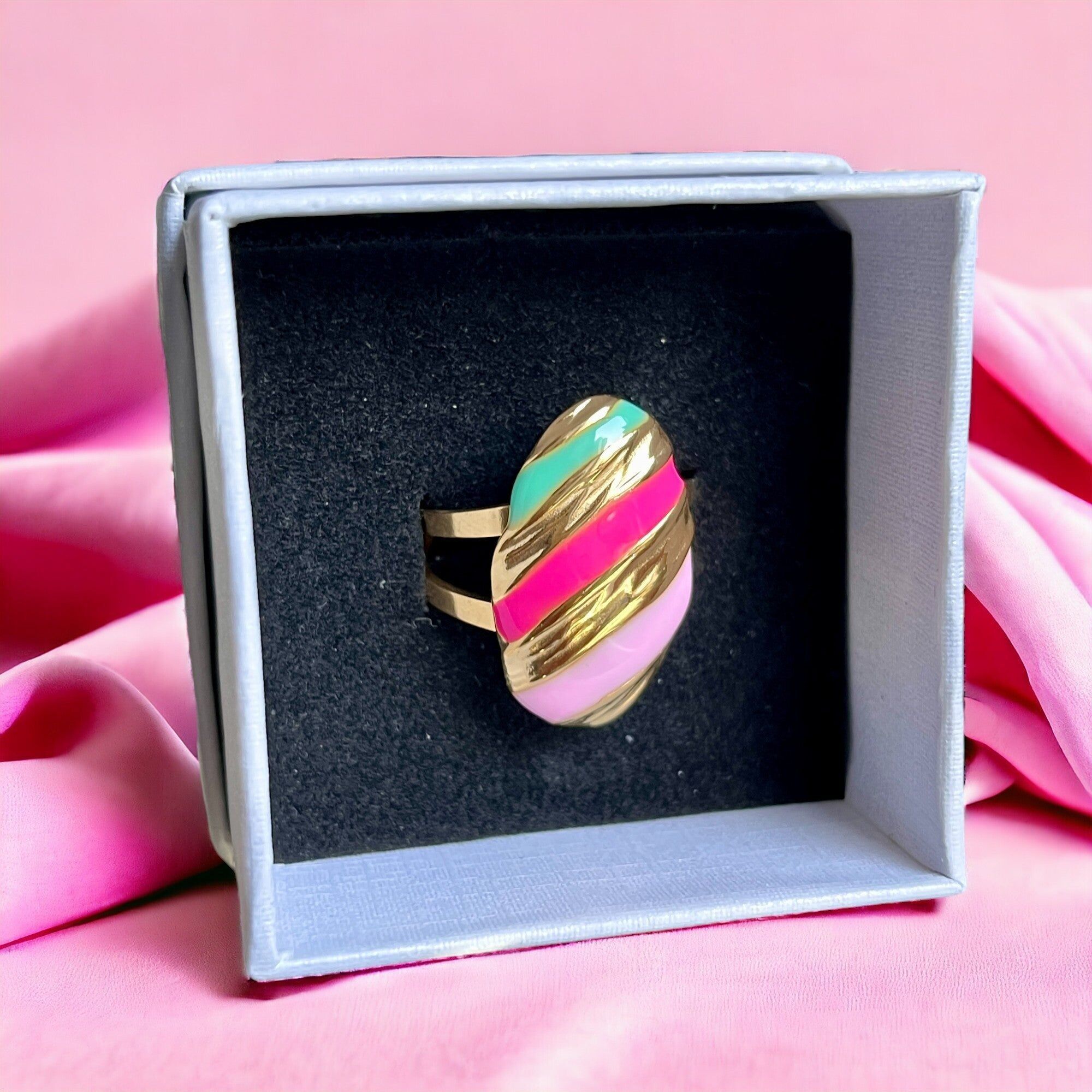 Anello “CARA” adattabile in acciaio inox