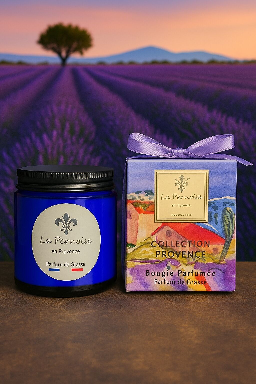 Bougie 100ml Lavande douce - Les provençales