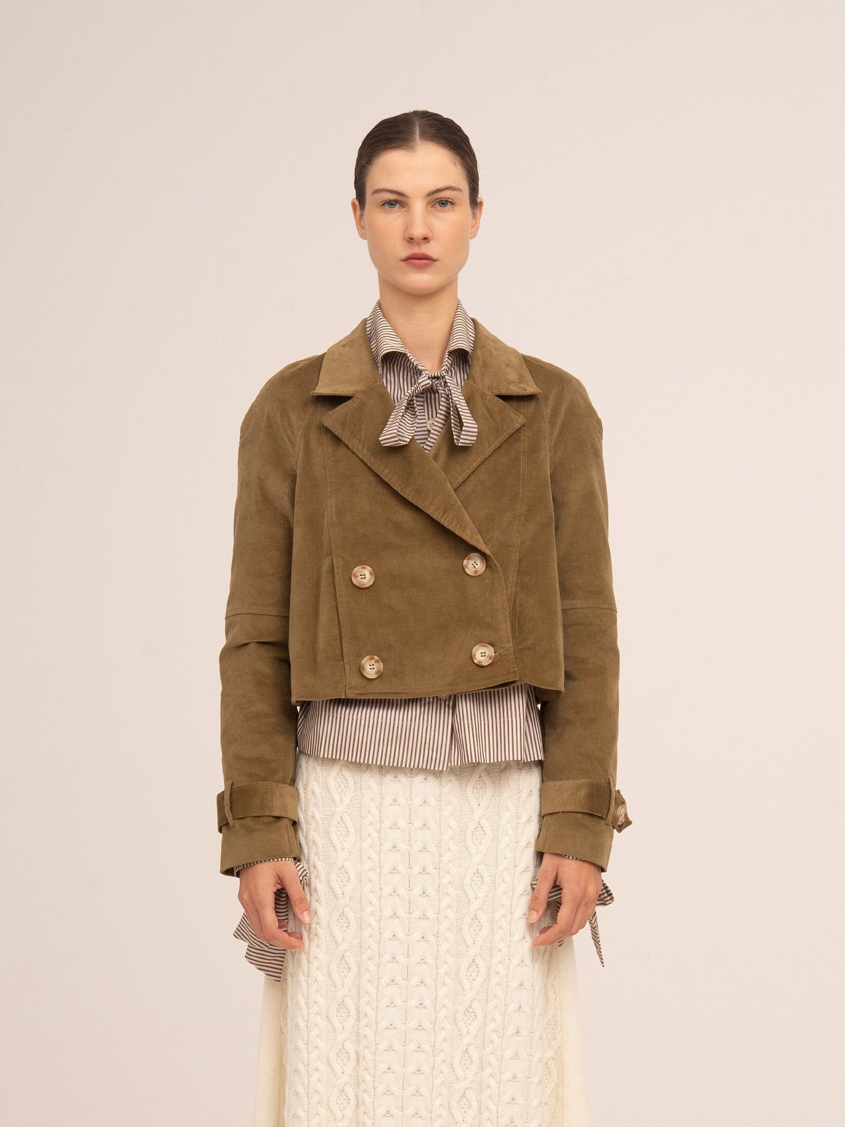 Pace Khaki Samtjacke