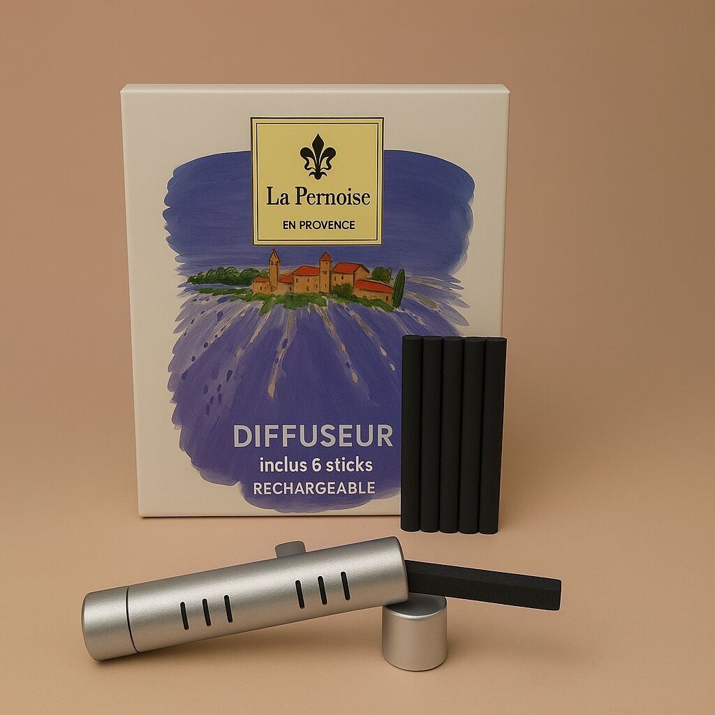 Diffuseur voiture rechargeable Provence intense - Les provençales