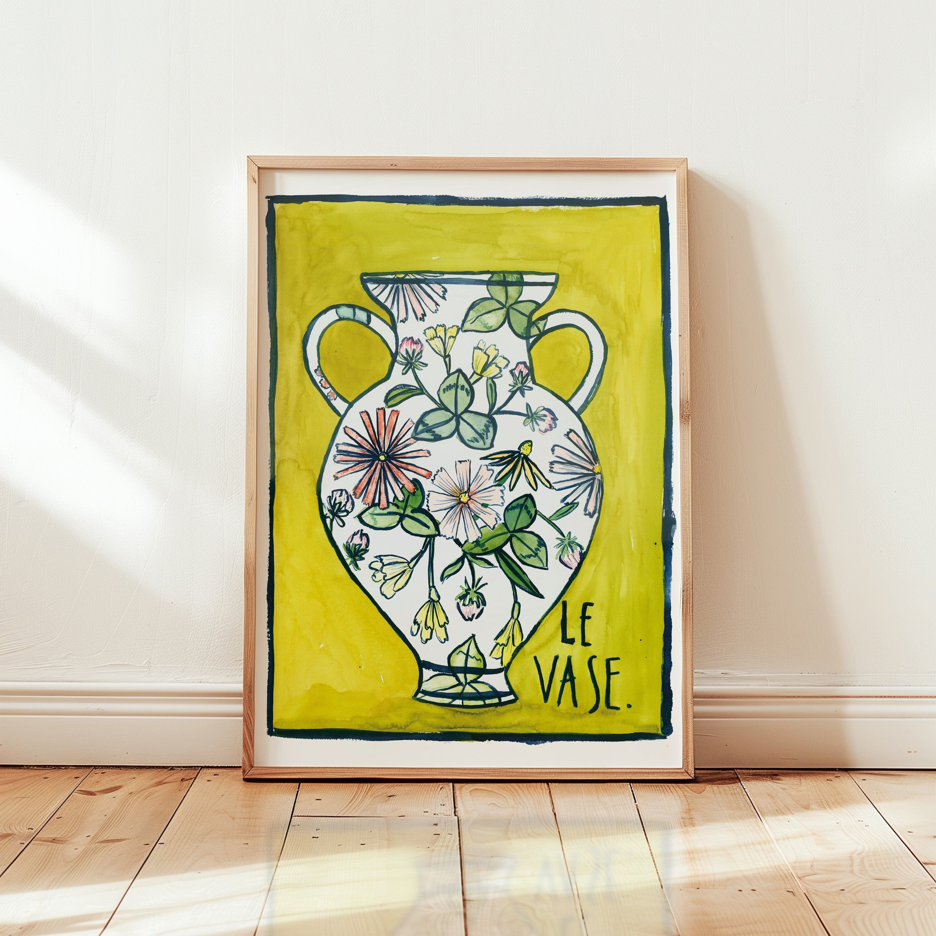 Estampe d'art - Le vase