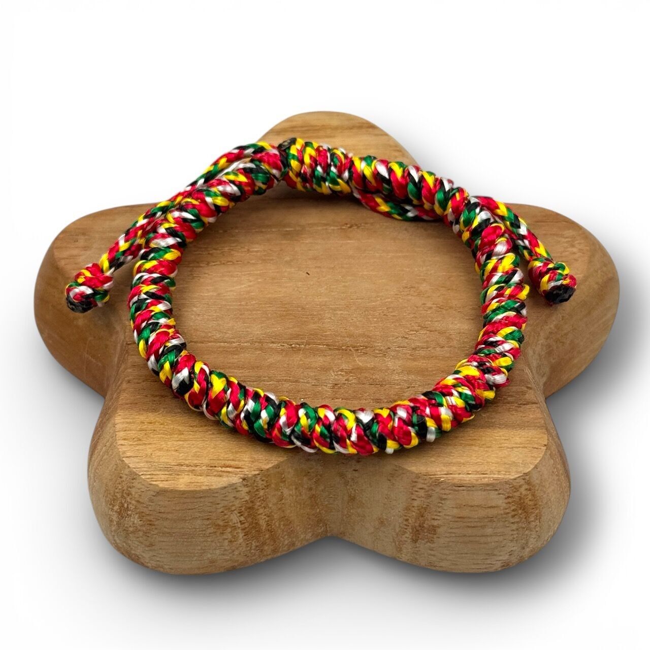 Bracelet tibétain tressé – modèle large