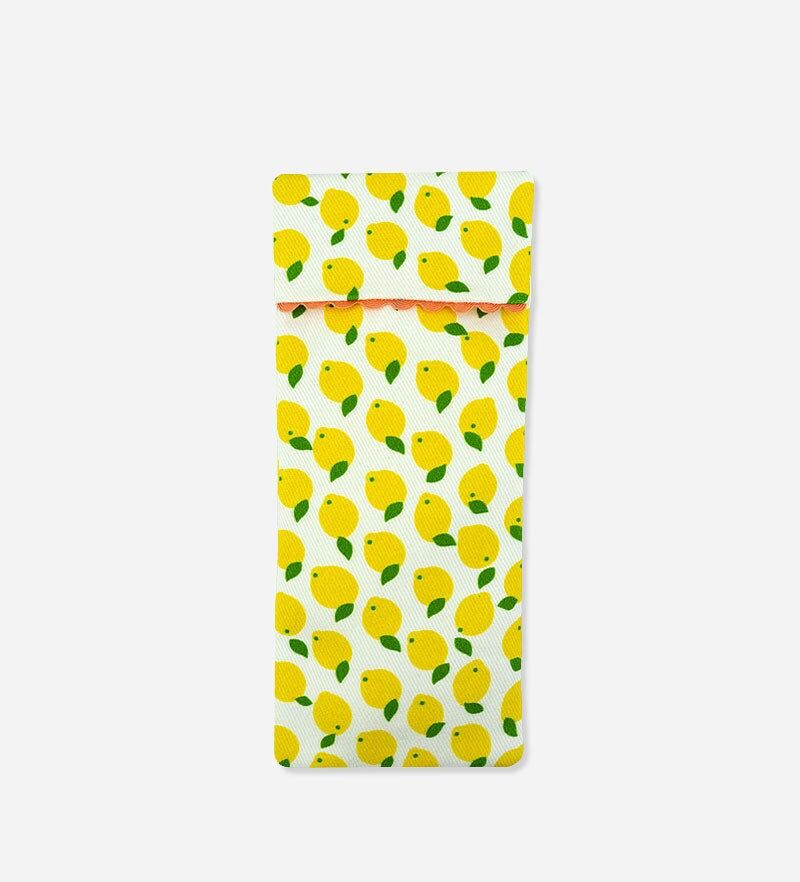 Porta Spazzolino Limone Siciliano - Cotone Biologico