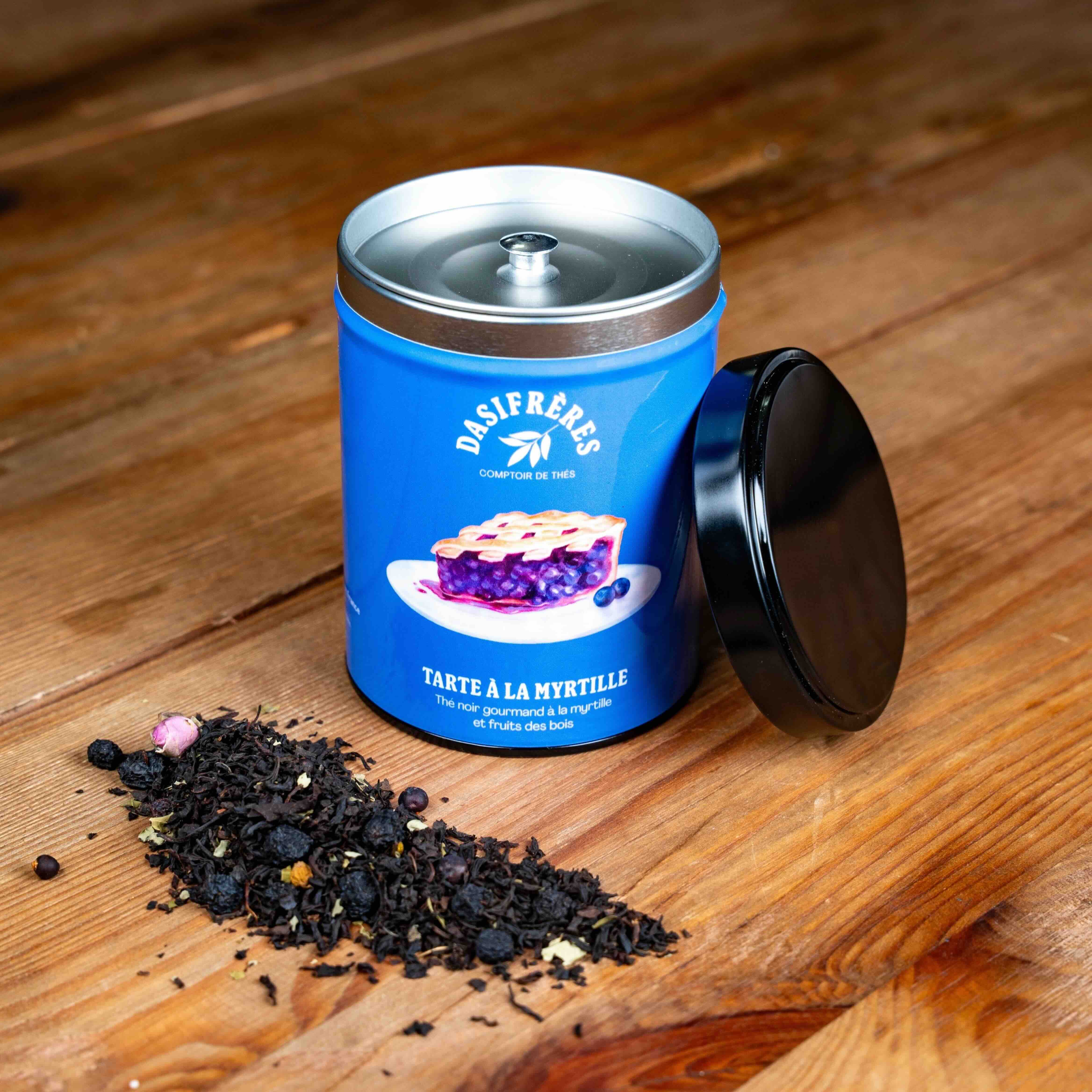 Blueberry Tart - blueberry black tea, 100g tin