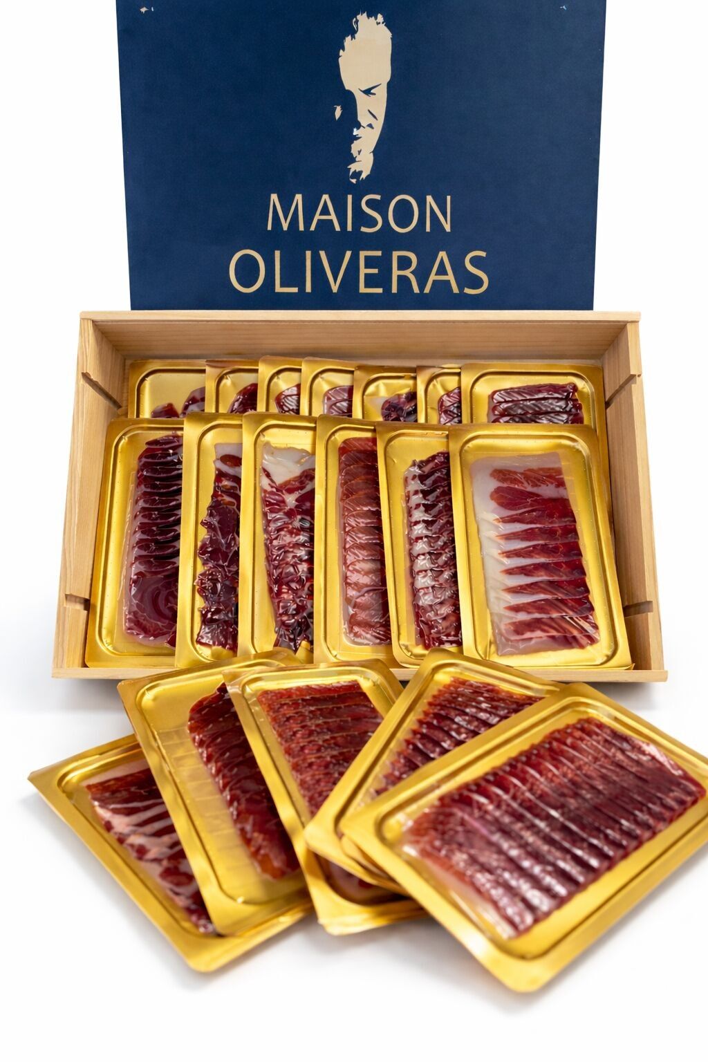 100% Pata Negra Bellota Ham, Pre-sliced, 60g