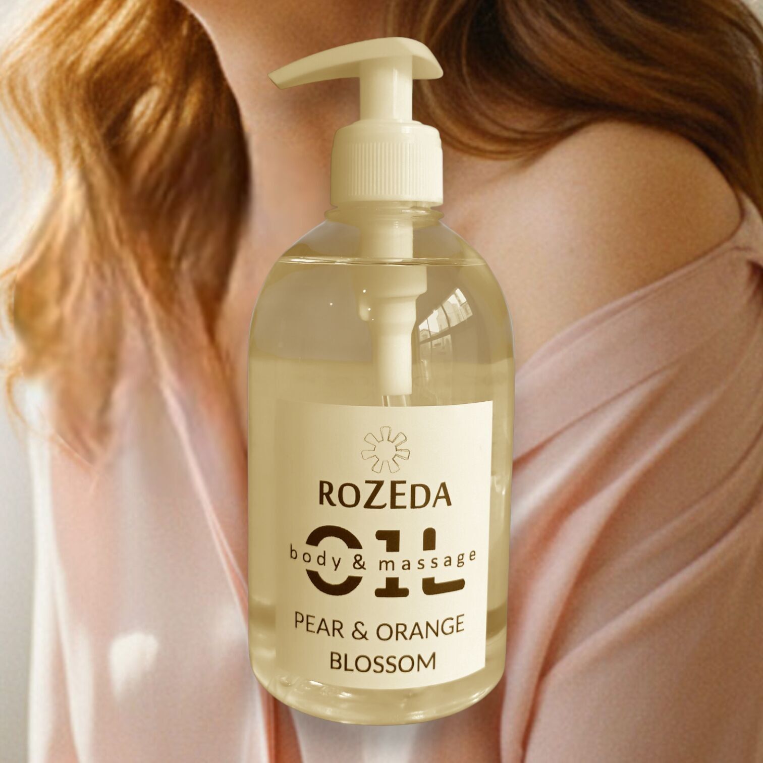 Huile de massage professionnelle, 500 ml - Poire et fleur d'oranger