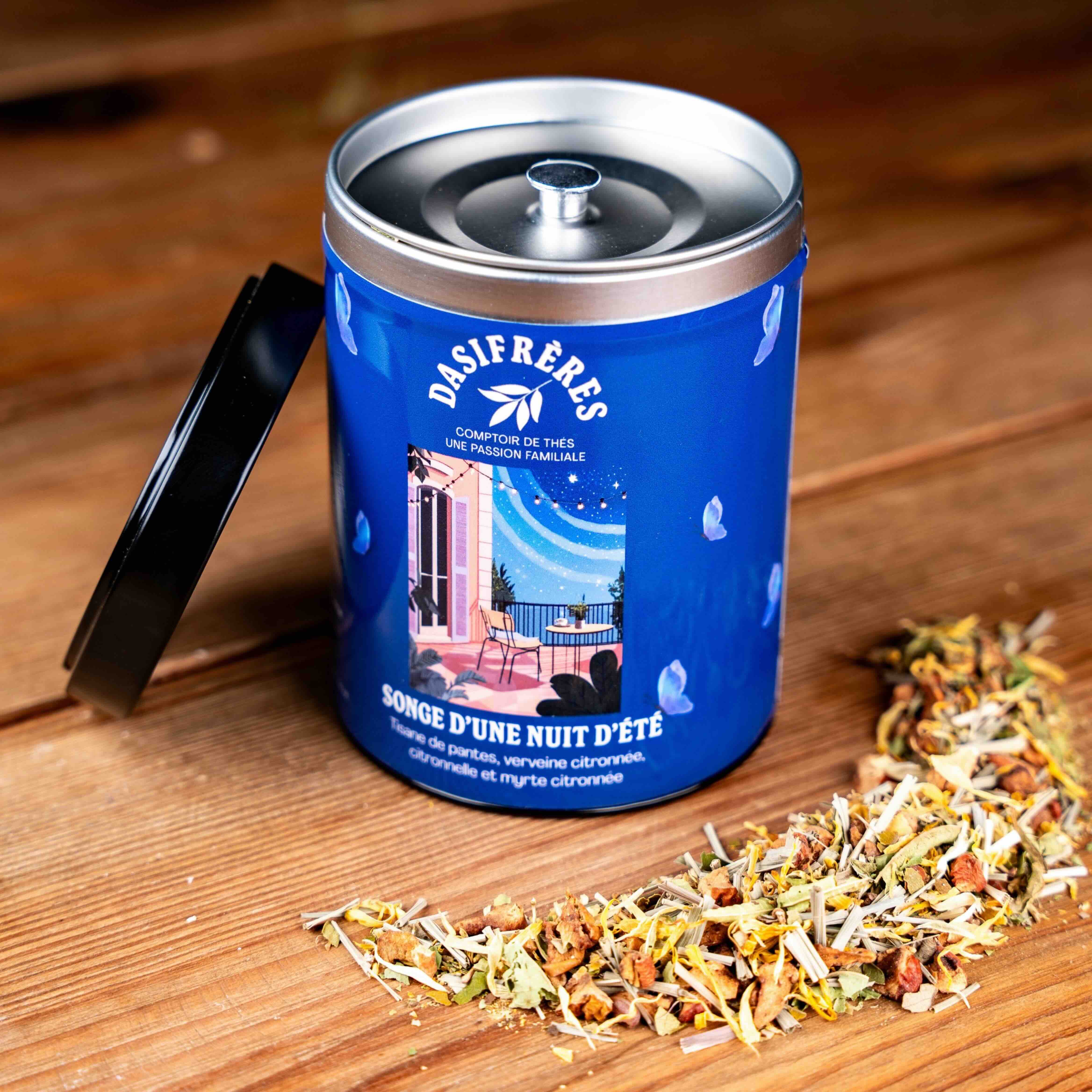 A Midsummer Night's Dream - verbena, lemon myrtle and lemongrass herbal tea, 80g box