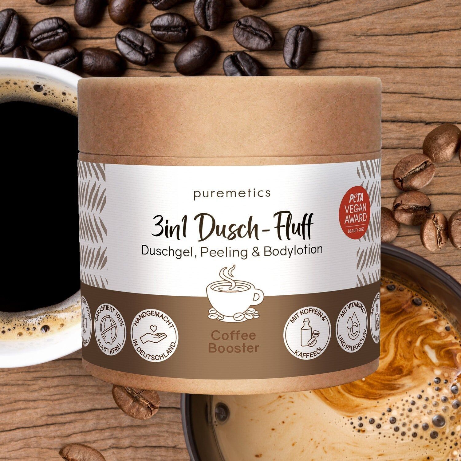 3in1 Dusch-Fluff 'Coffee Booster'