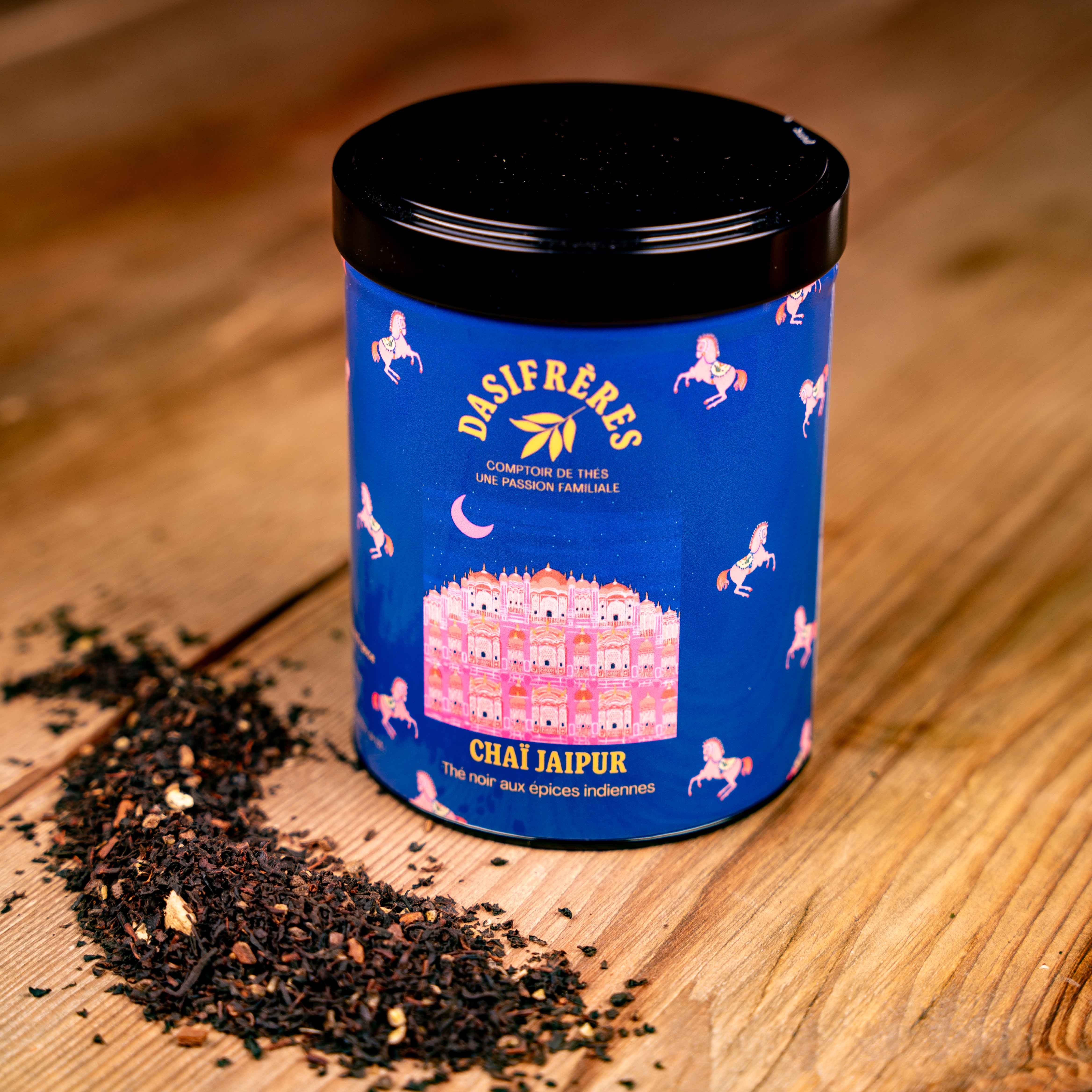 Jaipur Chai - Black tea with Indian spices, 120g tin