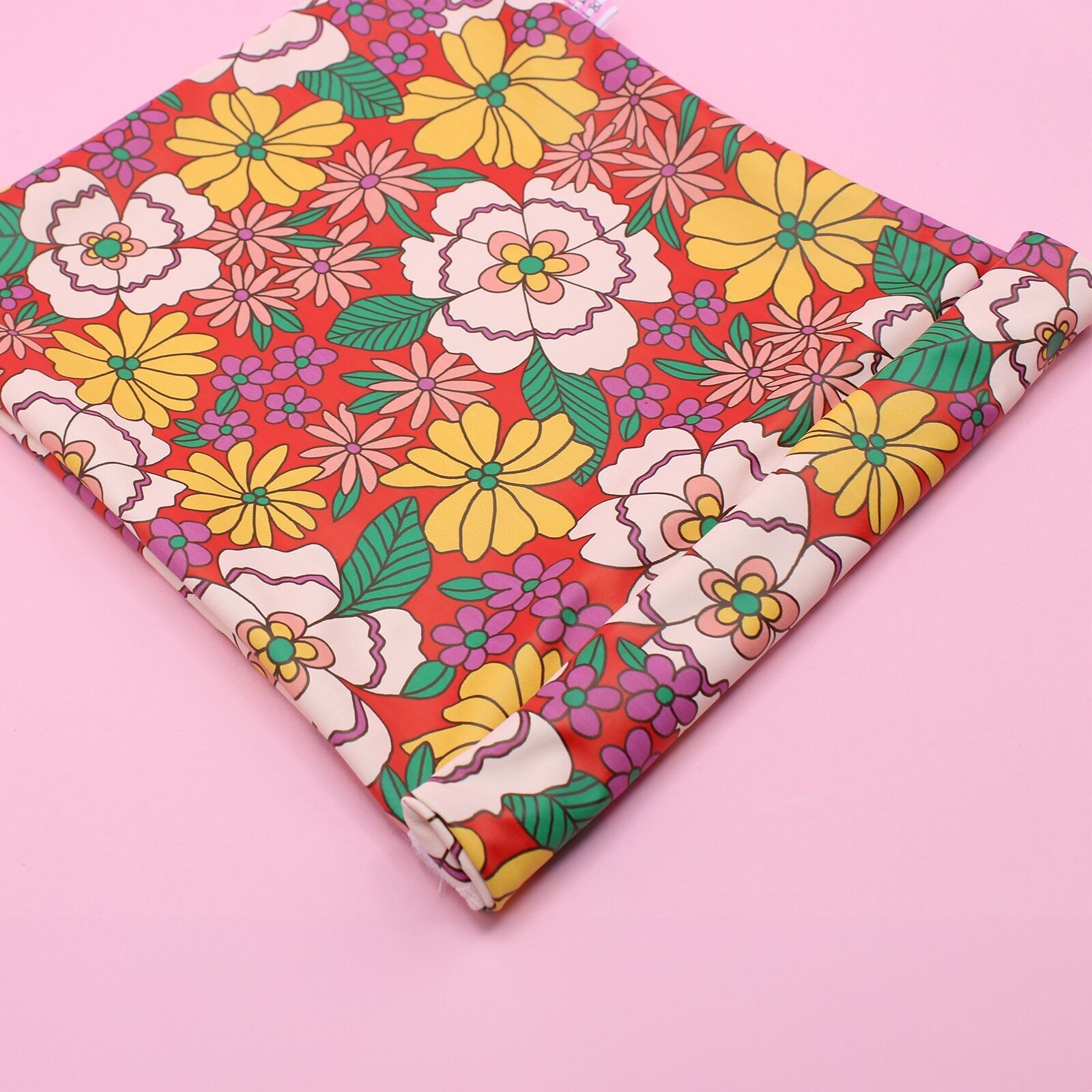 Bolsa impermeable para traje de baño - flores vintage