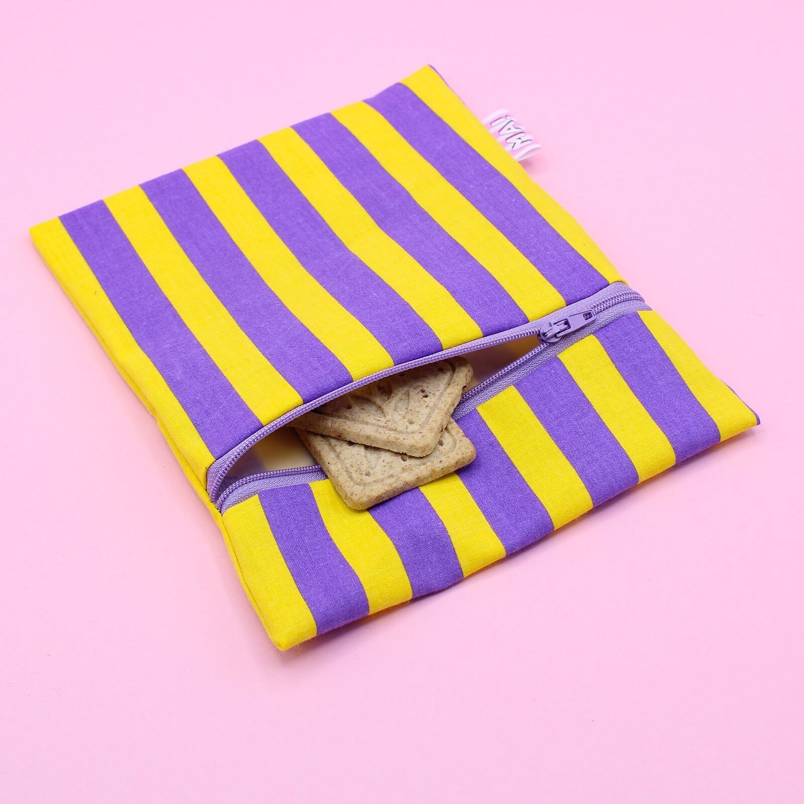 Bolsa de refrigerio - rayas vintage