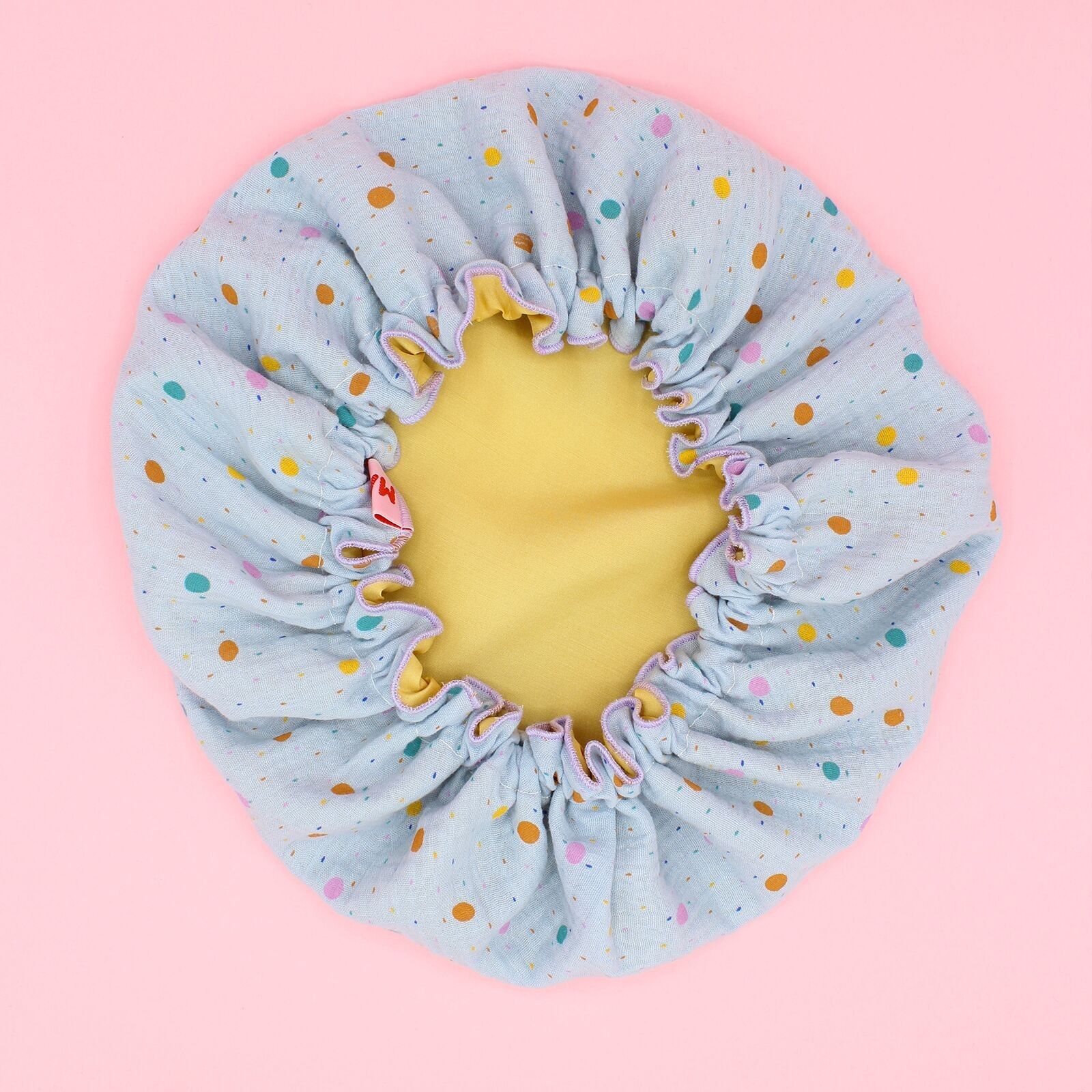 Gorro de seda para tratamiento - azul