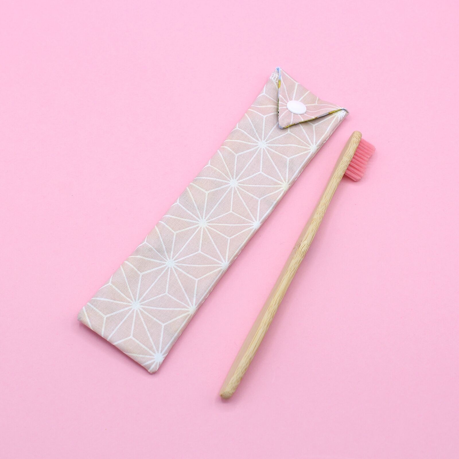 Estuche para cepillos de dientes - rosa