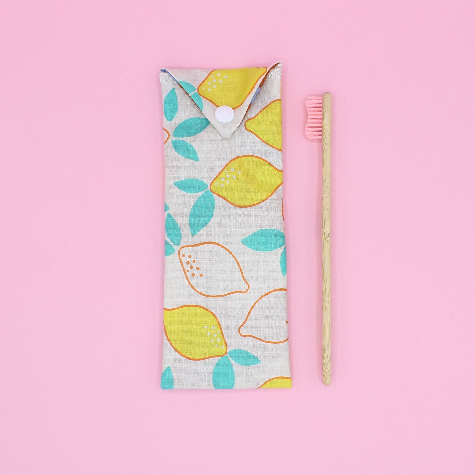 Estuche para cepillos de dientes XL - Limones