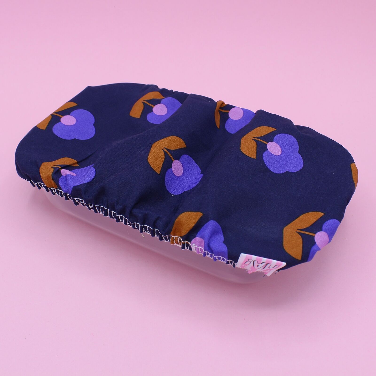 Funda para tarta Charlotte - algodón recubierto - azul