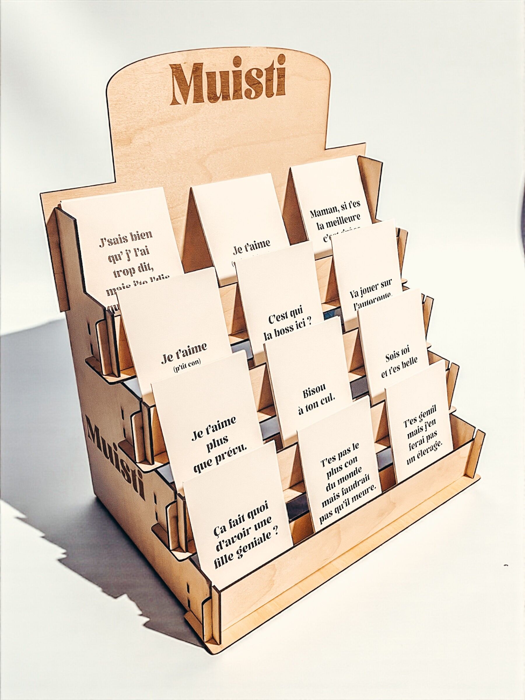 Buy wholesale Muisti wooden postcard display stand