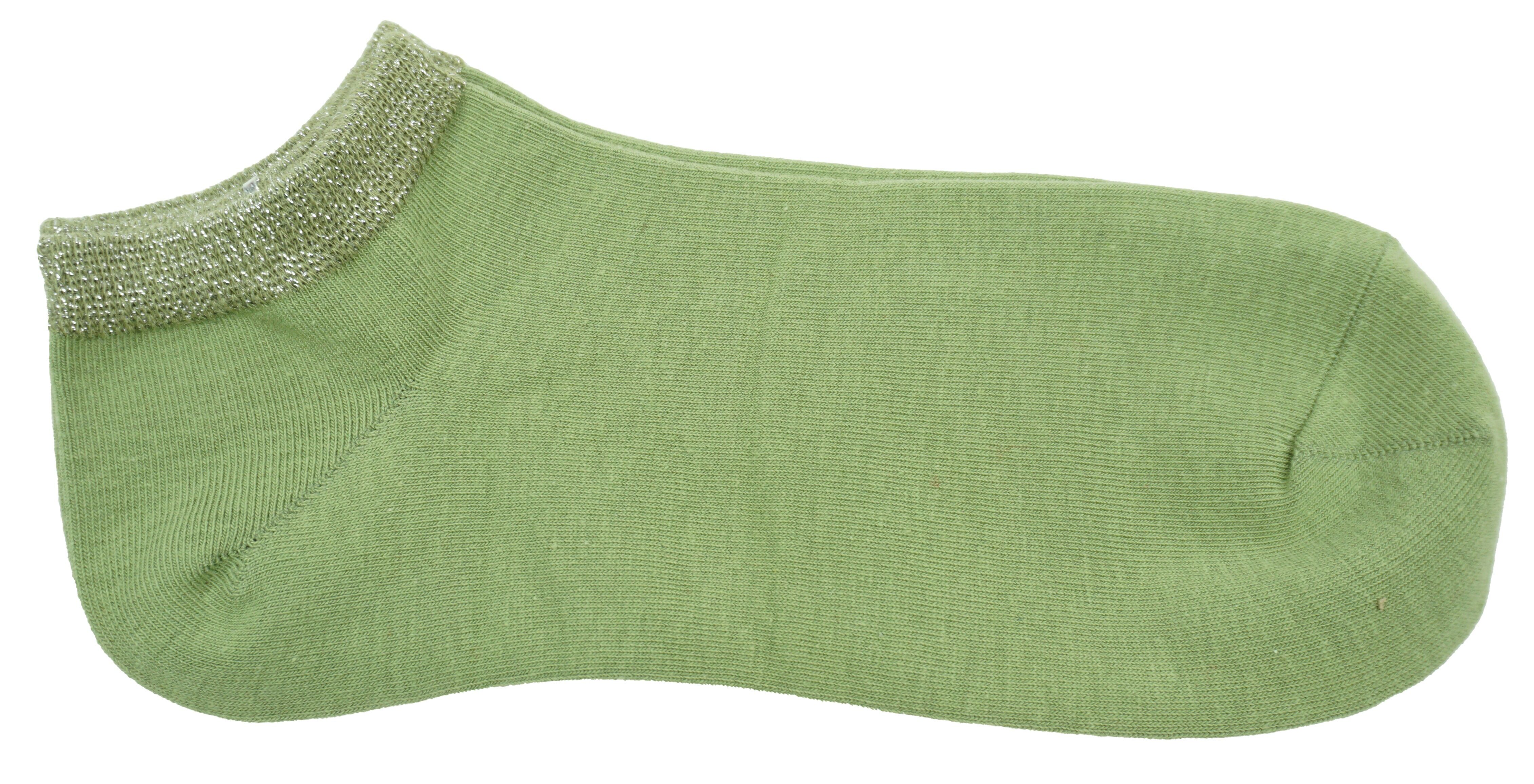 Glittery ankle socks