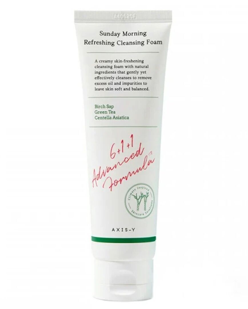 Espuma limpiadora refrescante Sunday Morning de AXIS-Y 120 ml