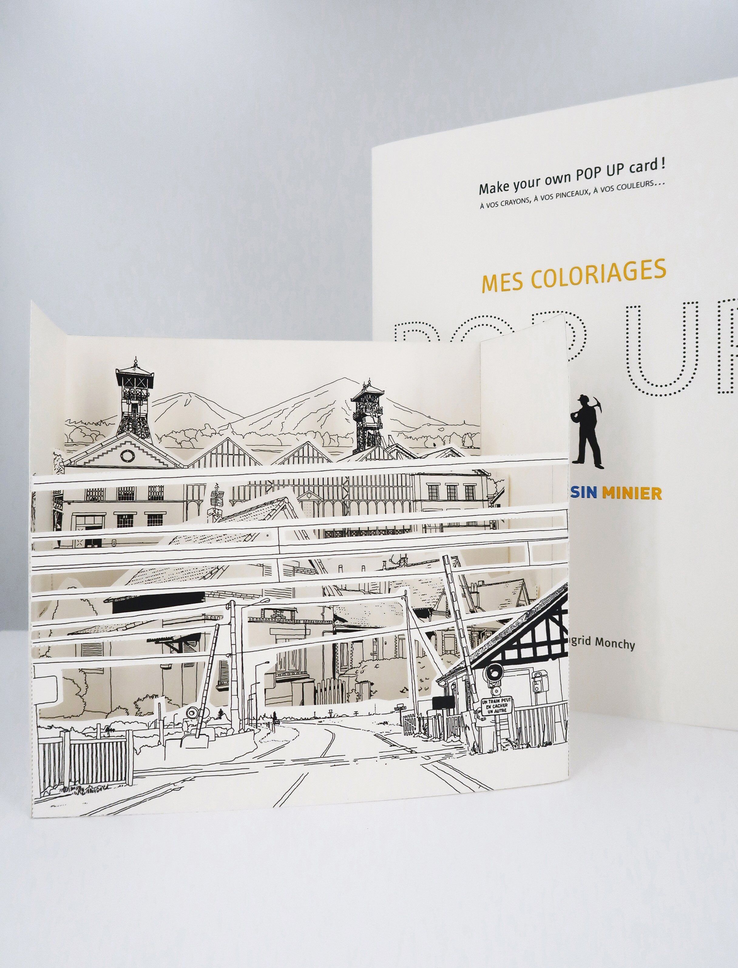 Libro para colorear - DIY - Cuenca minera (versión FR-EN)
