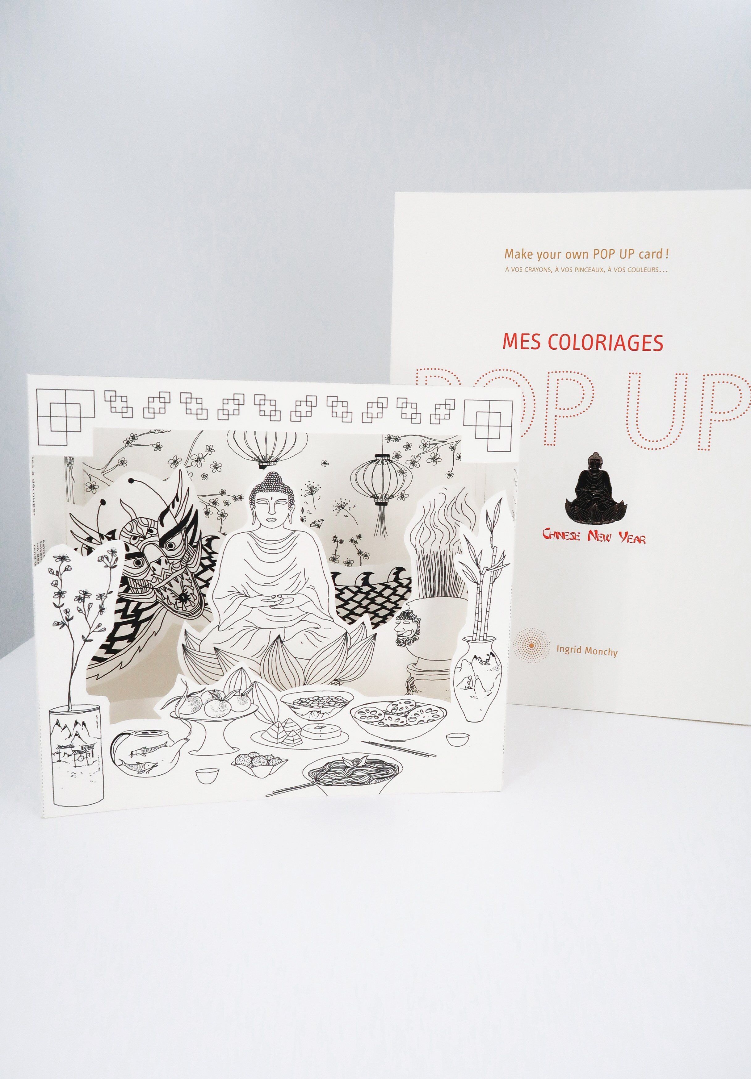 Malbuch - Selbstgemacht - Chinesisches Neujahr