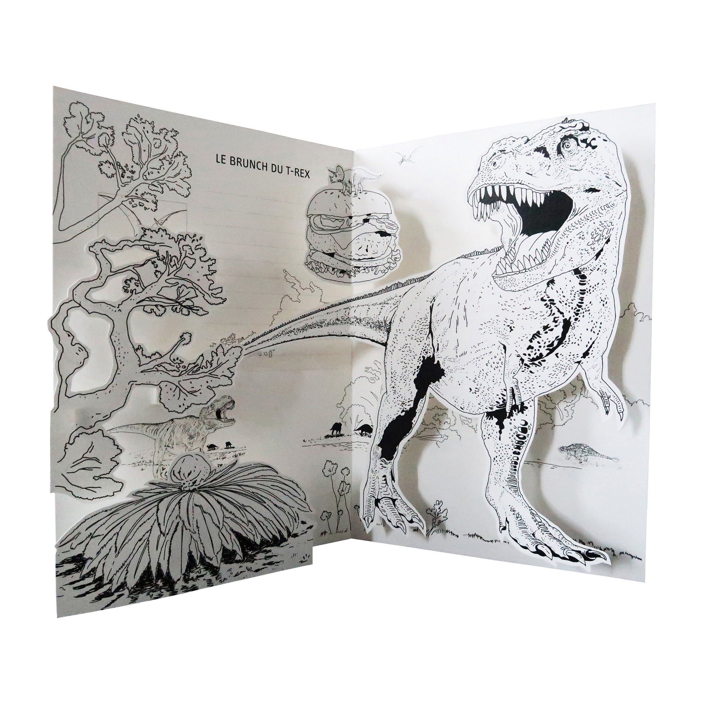 Coloring Book - DIY - The T-Rex Brunch