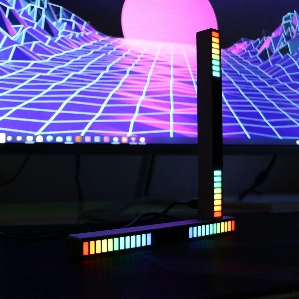 LED-Musikleiste – Schwarz – RGB