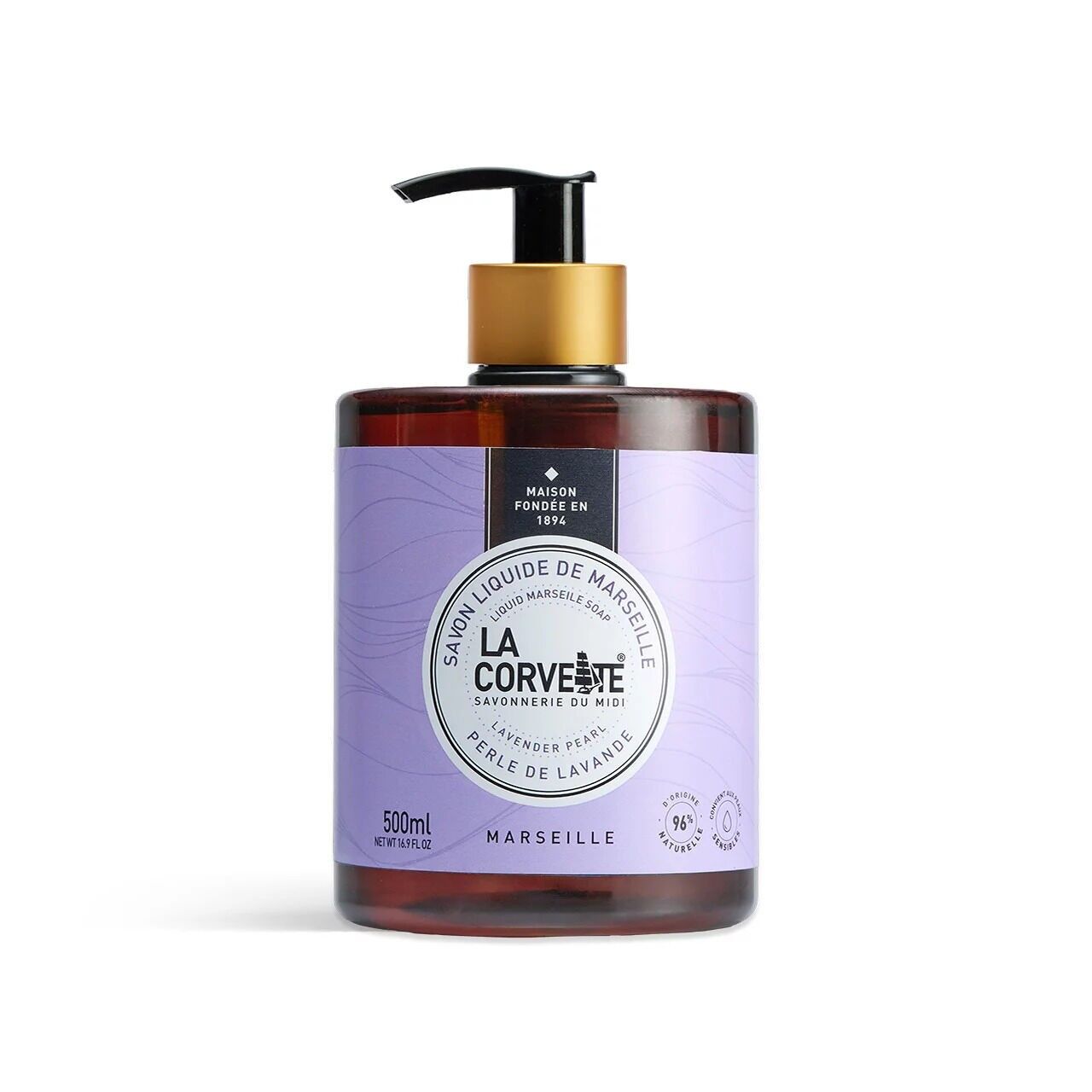 Savon liquide Perles de Lavande Mains et Corps – 500 ml