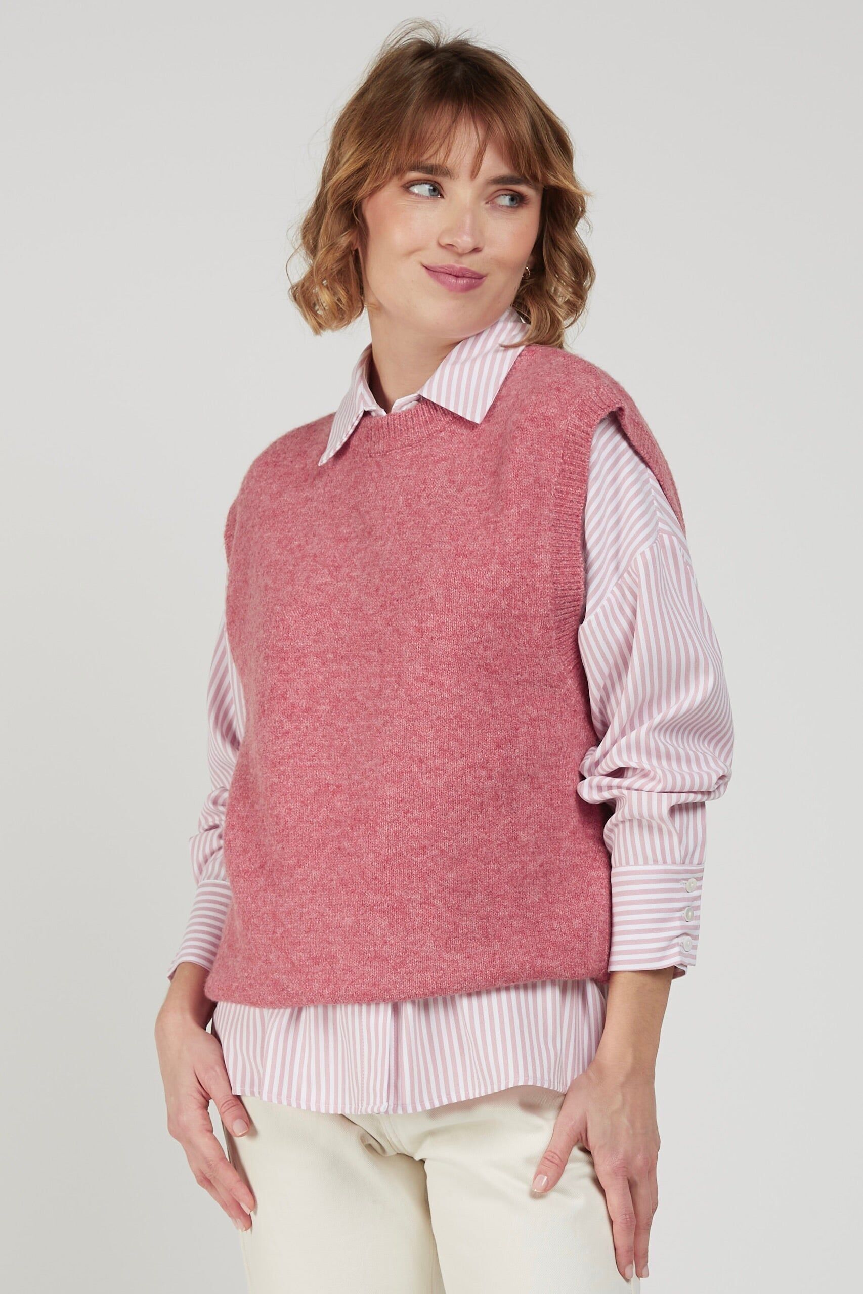 PANPAN - Merino Wool Sleeveless Sweater