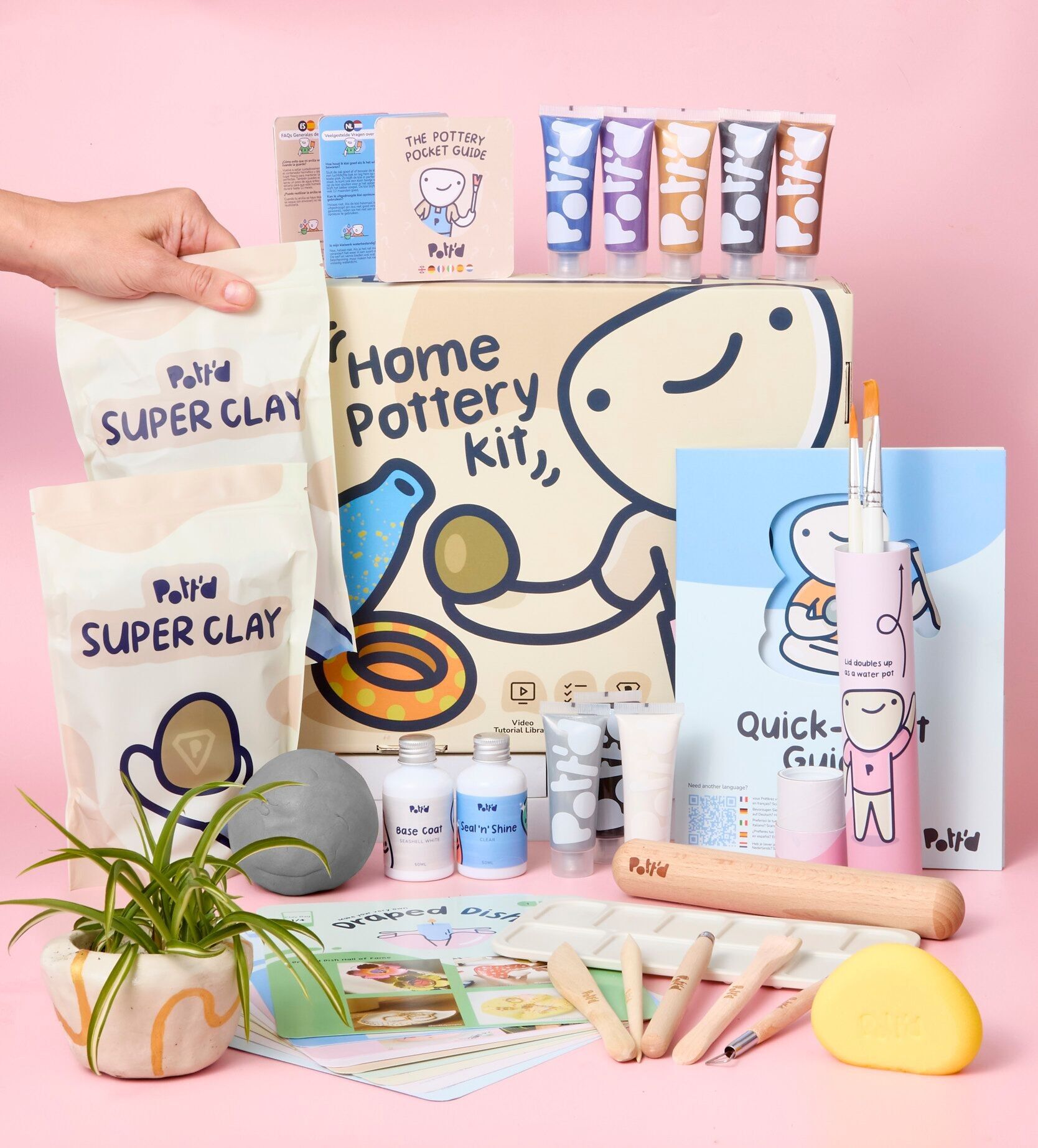 Töpferset für Zuhause