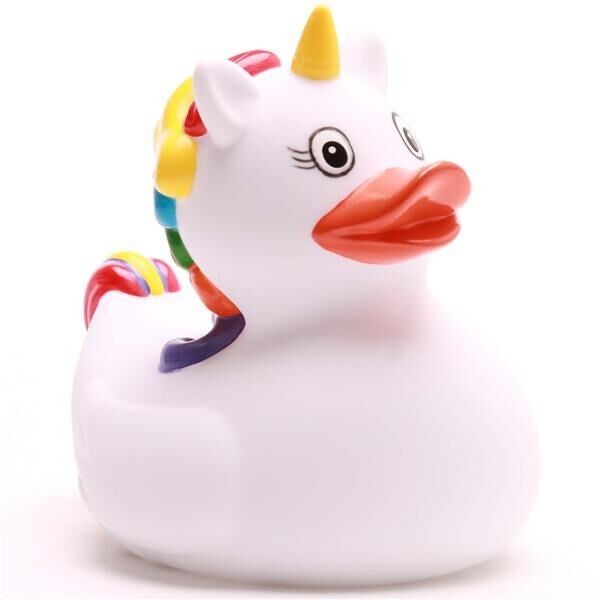Pato de baño unicornio - Blanco - Patito de goma