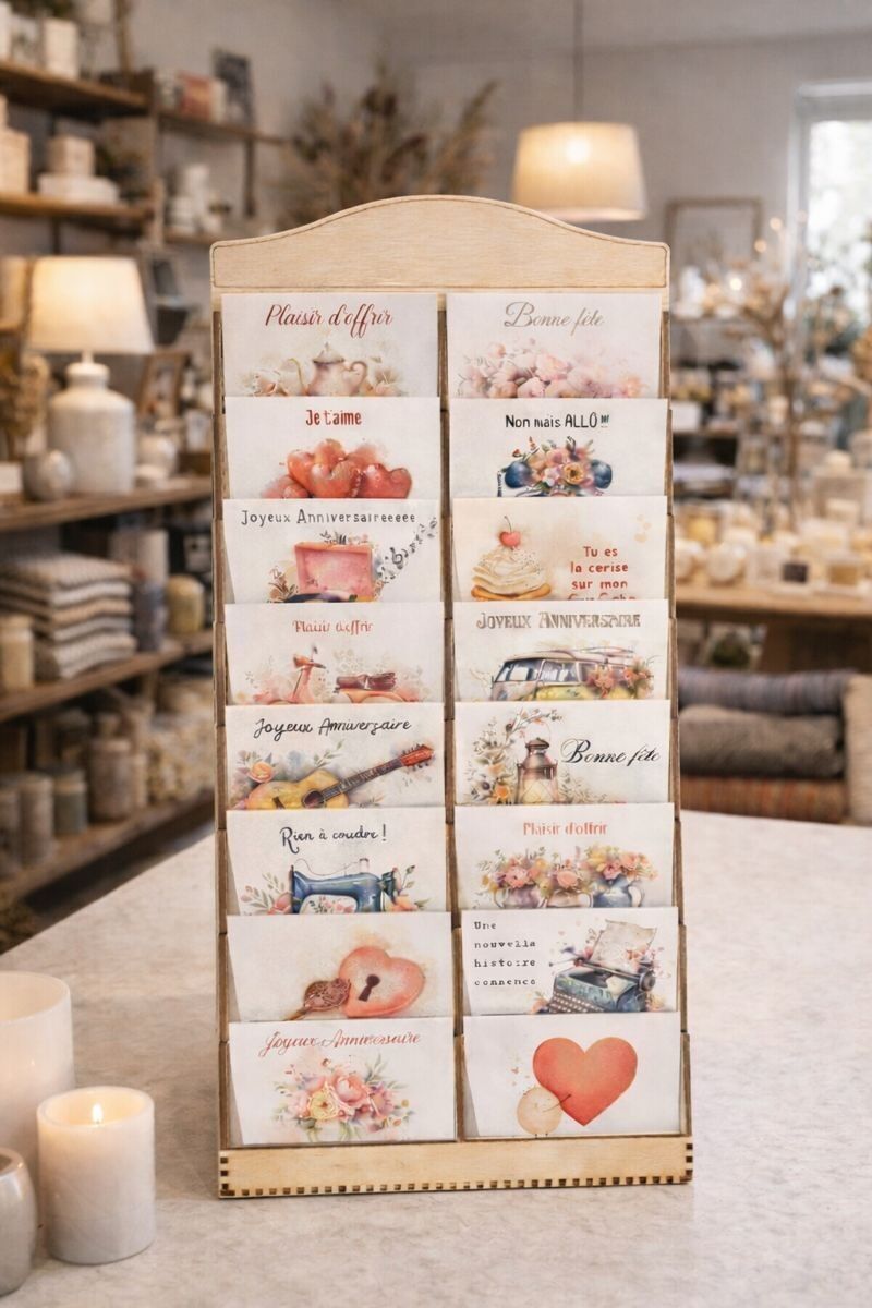 Buy wholesale Muisti wooden postcard display stand