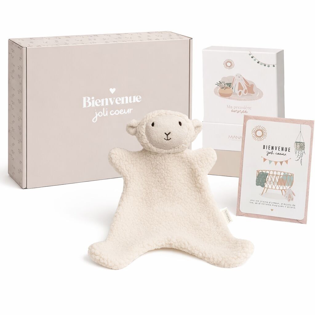 DOUDOU MOUTON PLAT ROSE ETAT NEUF SIGIKID - Puériculture & Eveil bébé