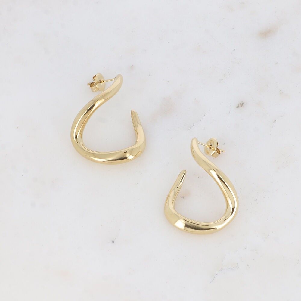 Boucles puces - ligne courbe