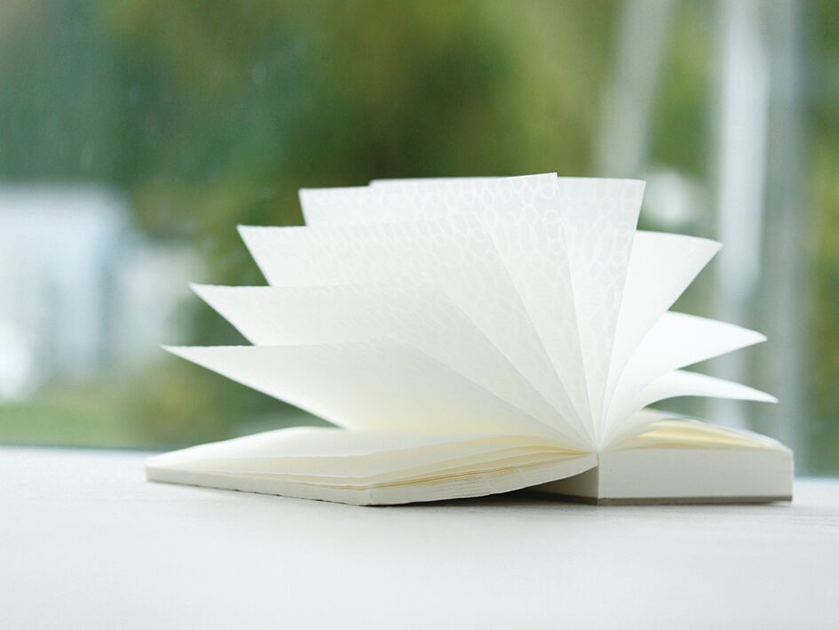 Notizblock „Mino Watermark“, 250 Blatt mit 5 verschiedenen Designs