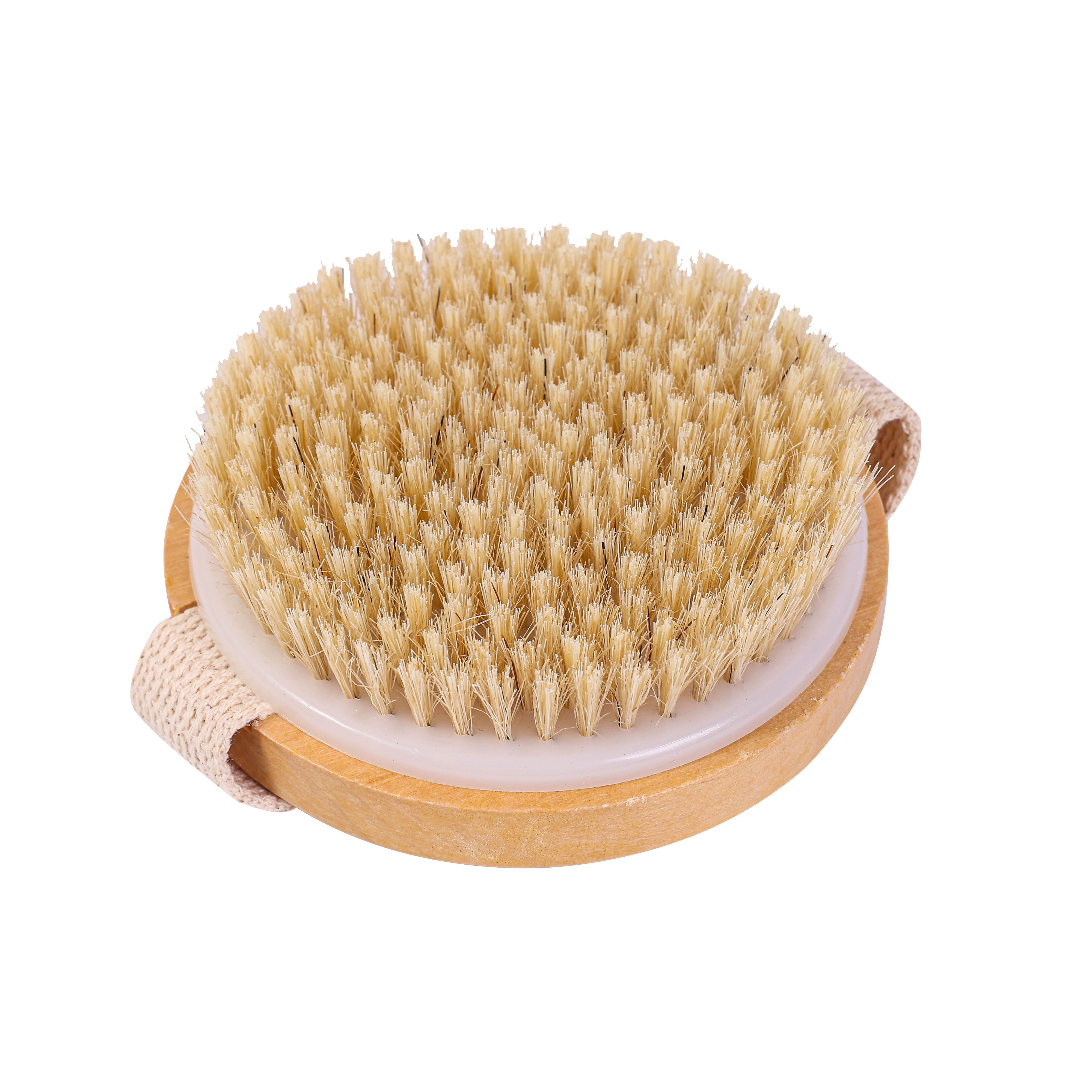 Sister Young l LUNA – Brosse corporelle anti-cellulite à poils naturels pour massage à sec et humide