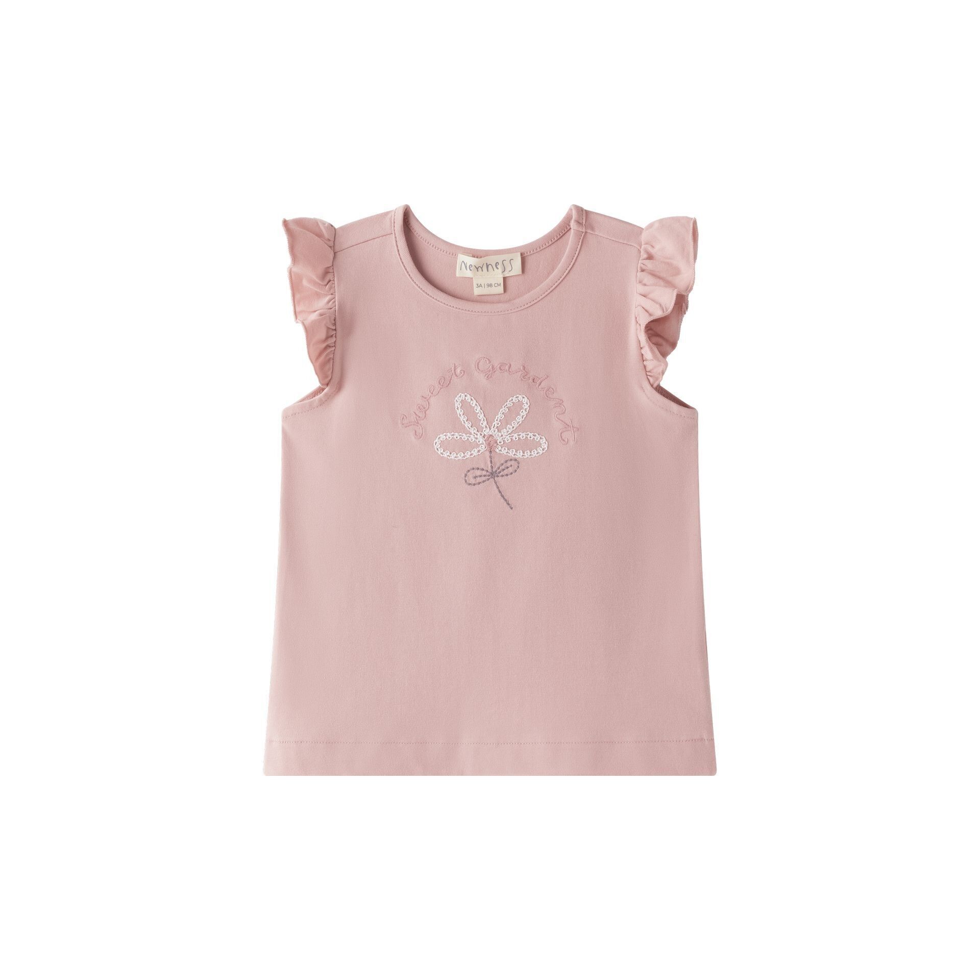 Elegantes Basic-T-Shirt für Mädchen, Größe 3-9 Jahre, JGV66733