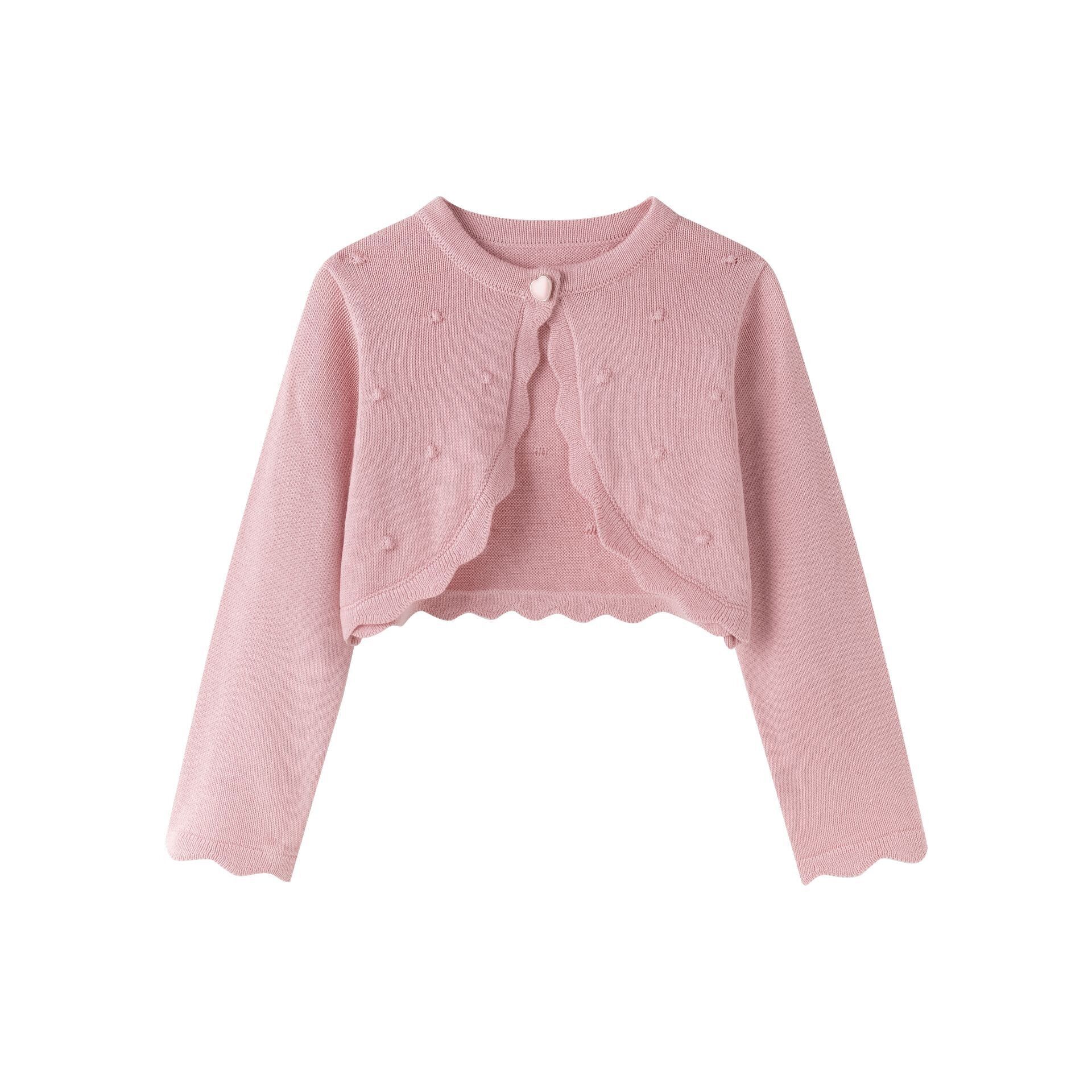 Baby girl bolero jacket 3-24m ecru color BGV86563