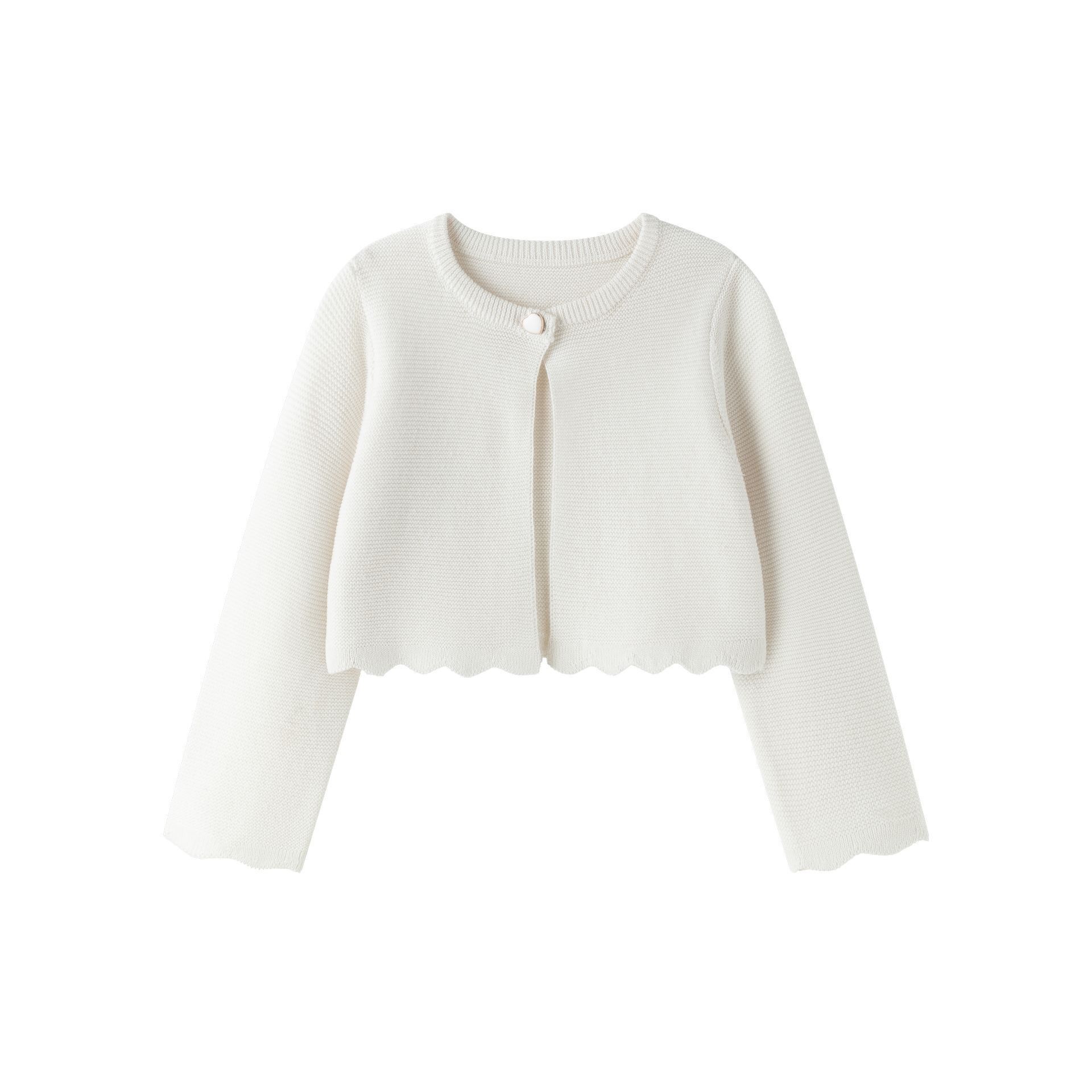 Baby girl bolero jacket 3-24m ecru color BGV86565