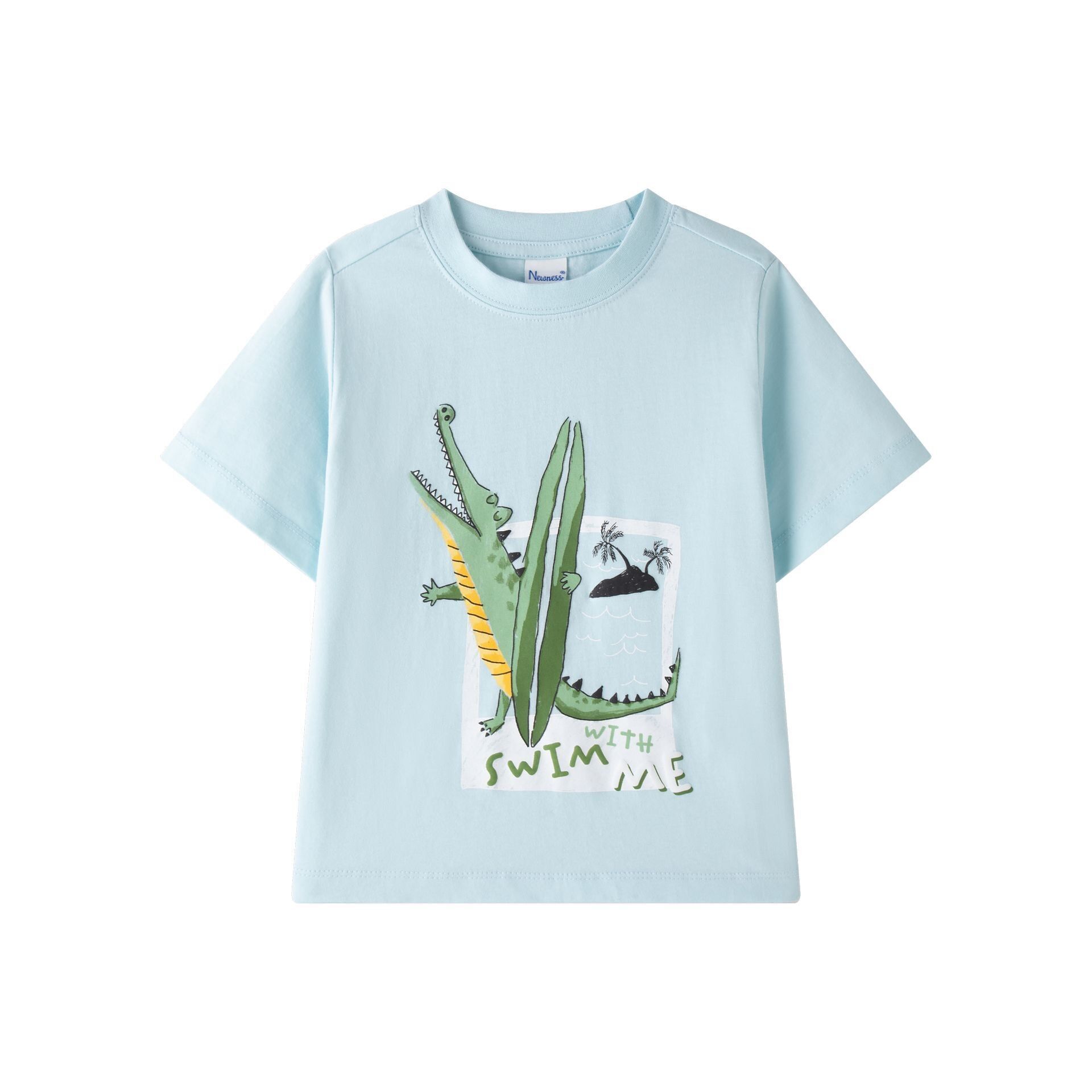 T-shirt basique confortable à manches courtes pour garçons JBV66317