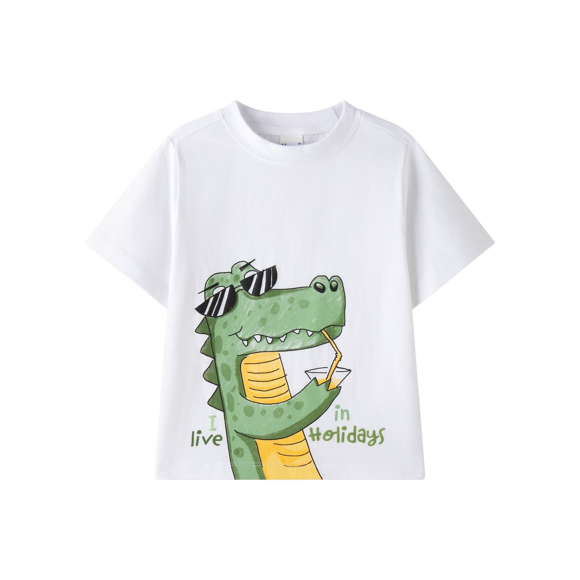 T-shirt basique confortable à manches courtes pour garçons JBV66318