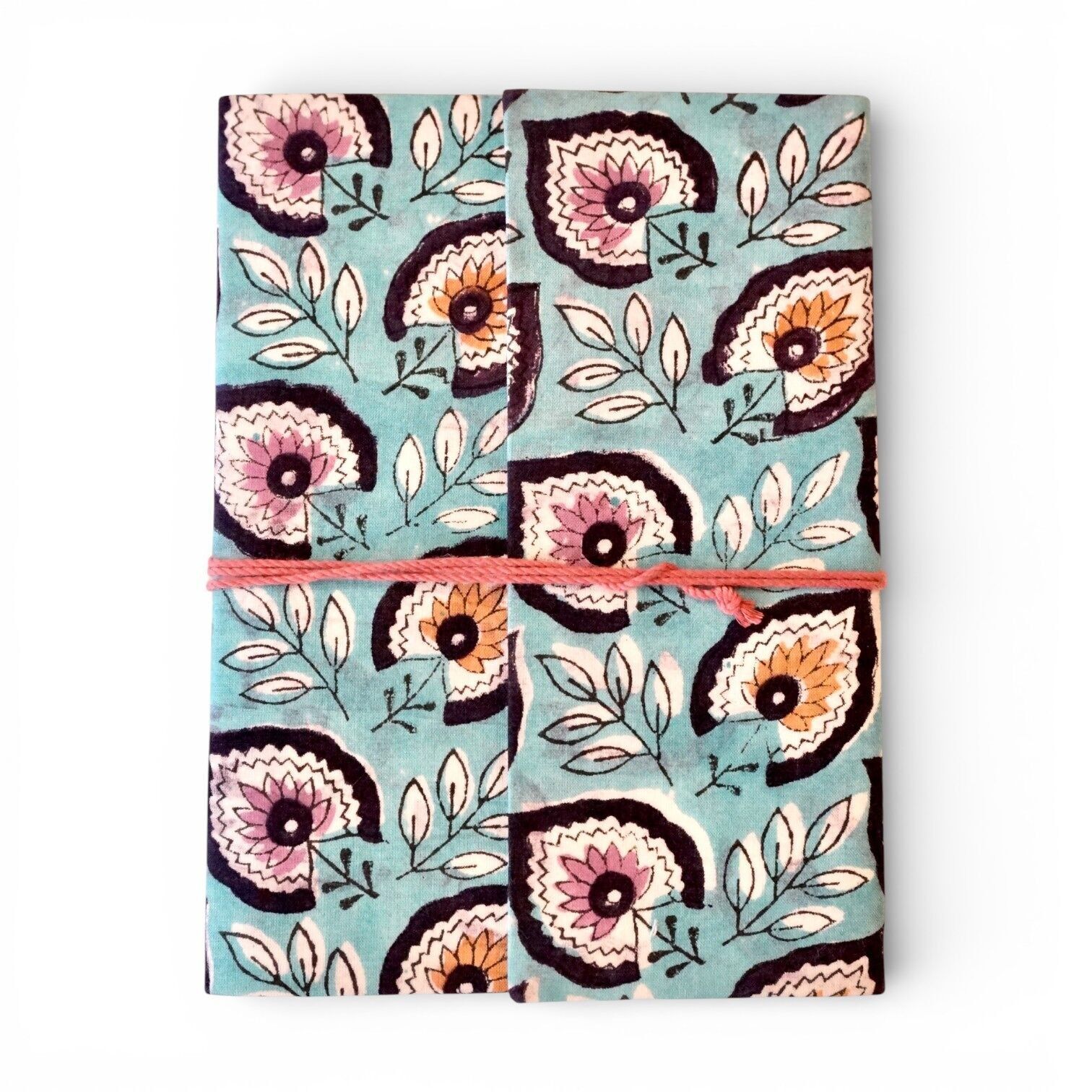 Notizbuch mit bedrucktem Stoffbezug Nr. 15