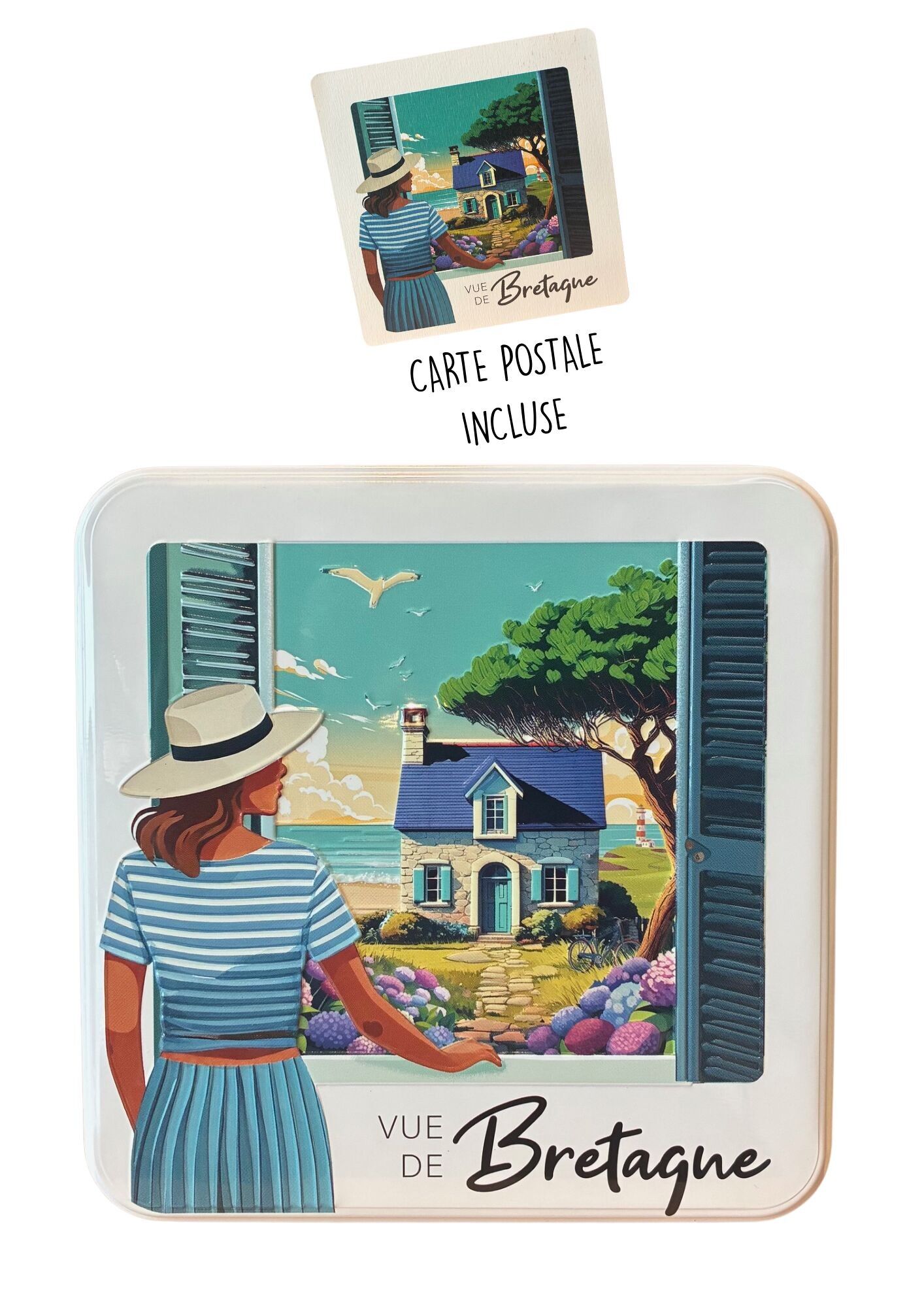 170g Metal Tin - Assorted Plain Cookies/Pucks - POLAROID