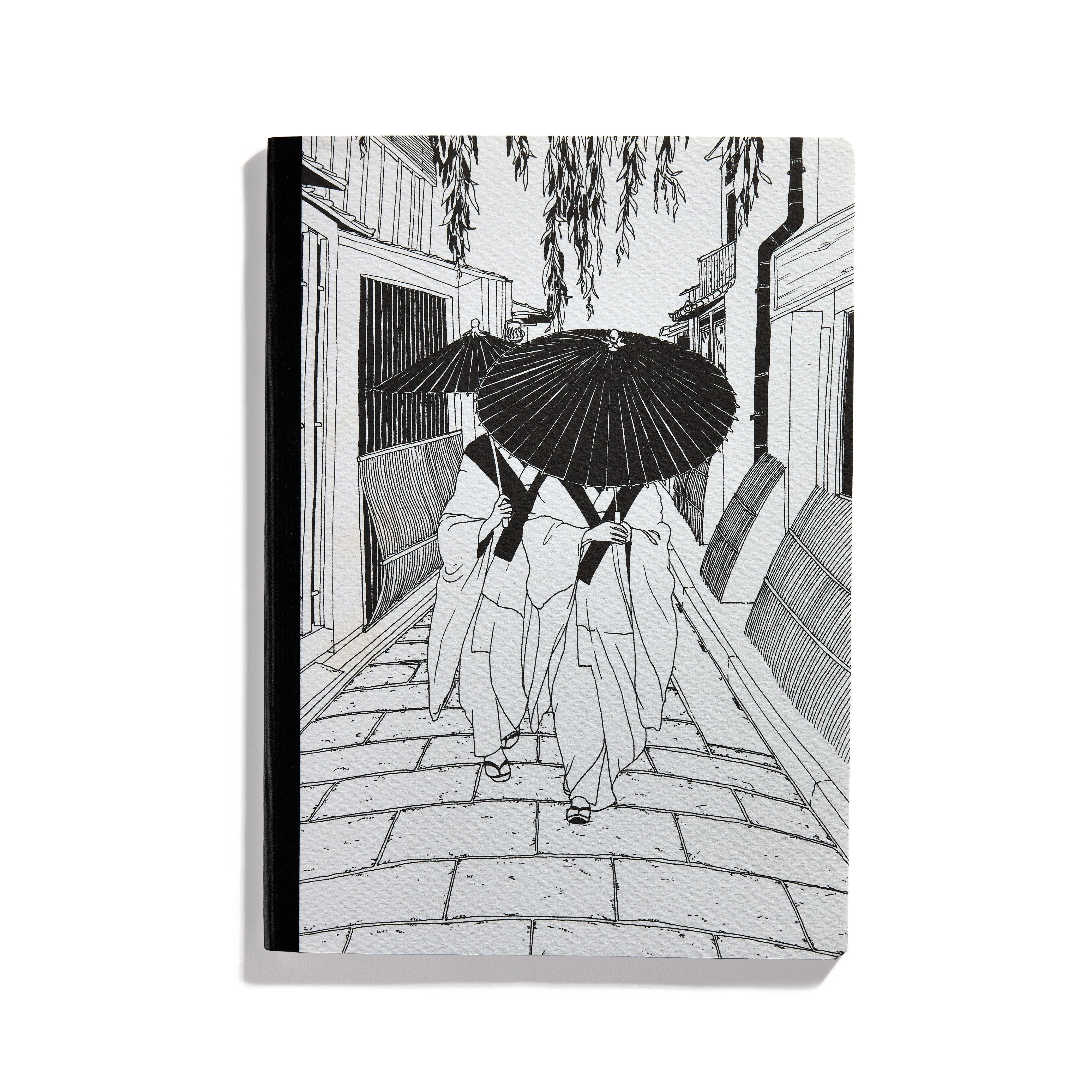 Skizzenbuch - 180x250mm "Regentage in Kyoto"